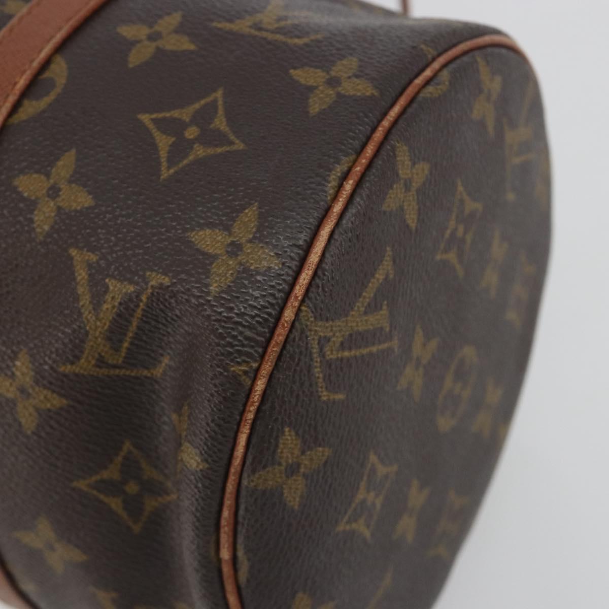 LOUIS VUITTON Monogram Papillon 30 Hand Bag M51365 LV Auth 193438