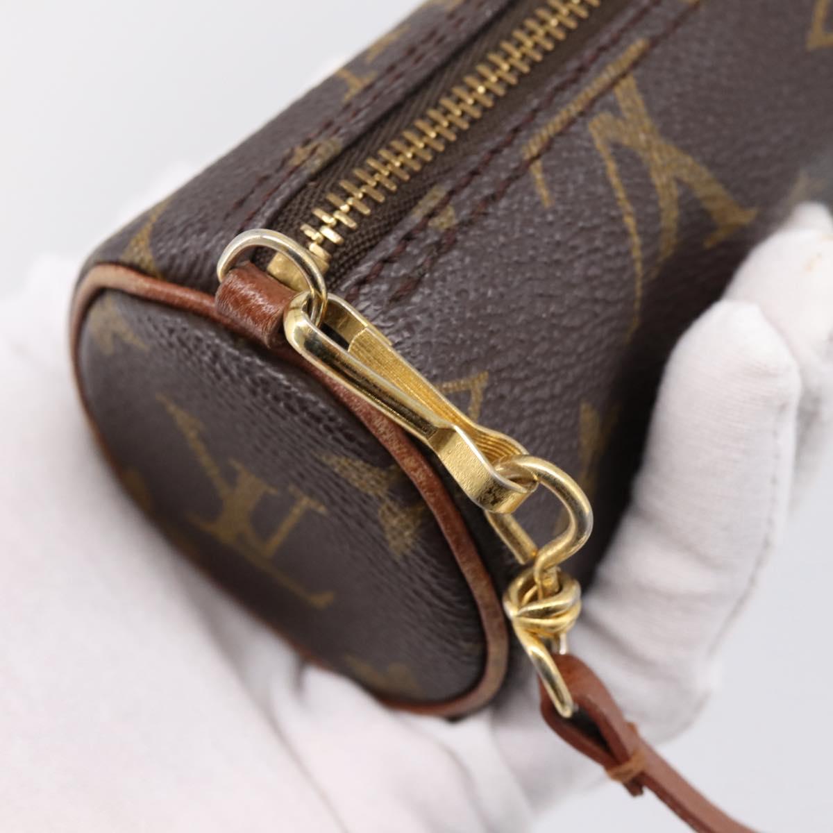 LOUIS VUITTON Monogram Papillon Pouch LV Auth 193439A
