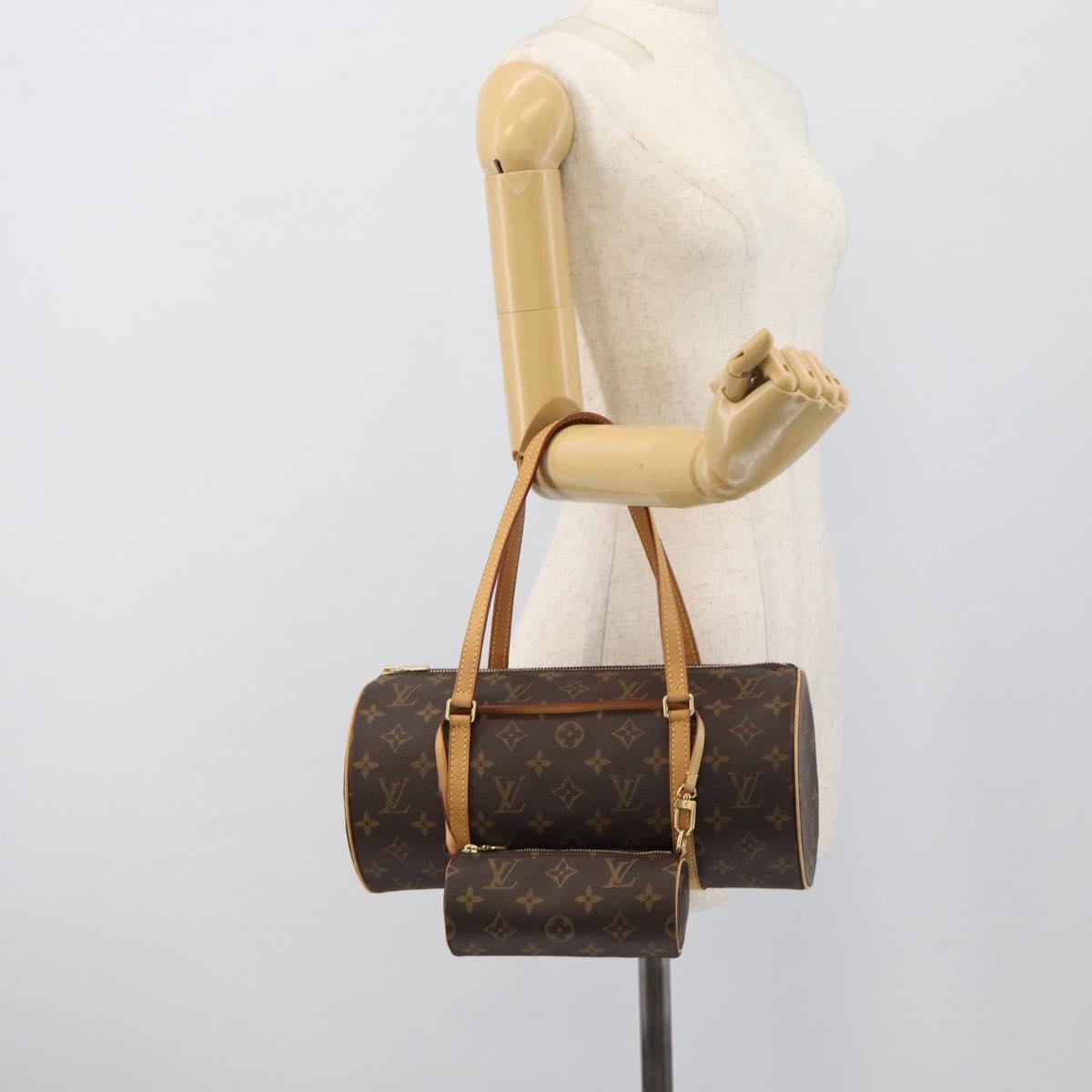 LOUIS VUITTON Monogram Papillon 30 Hand Bag M51385 LV Auth 193440SAV