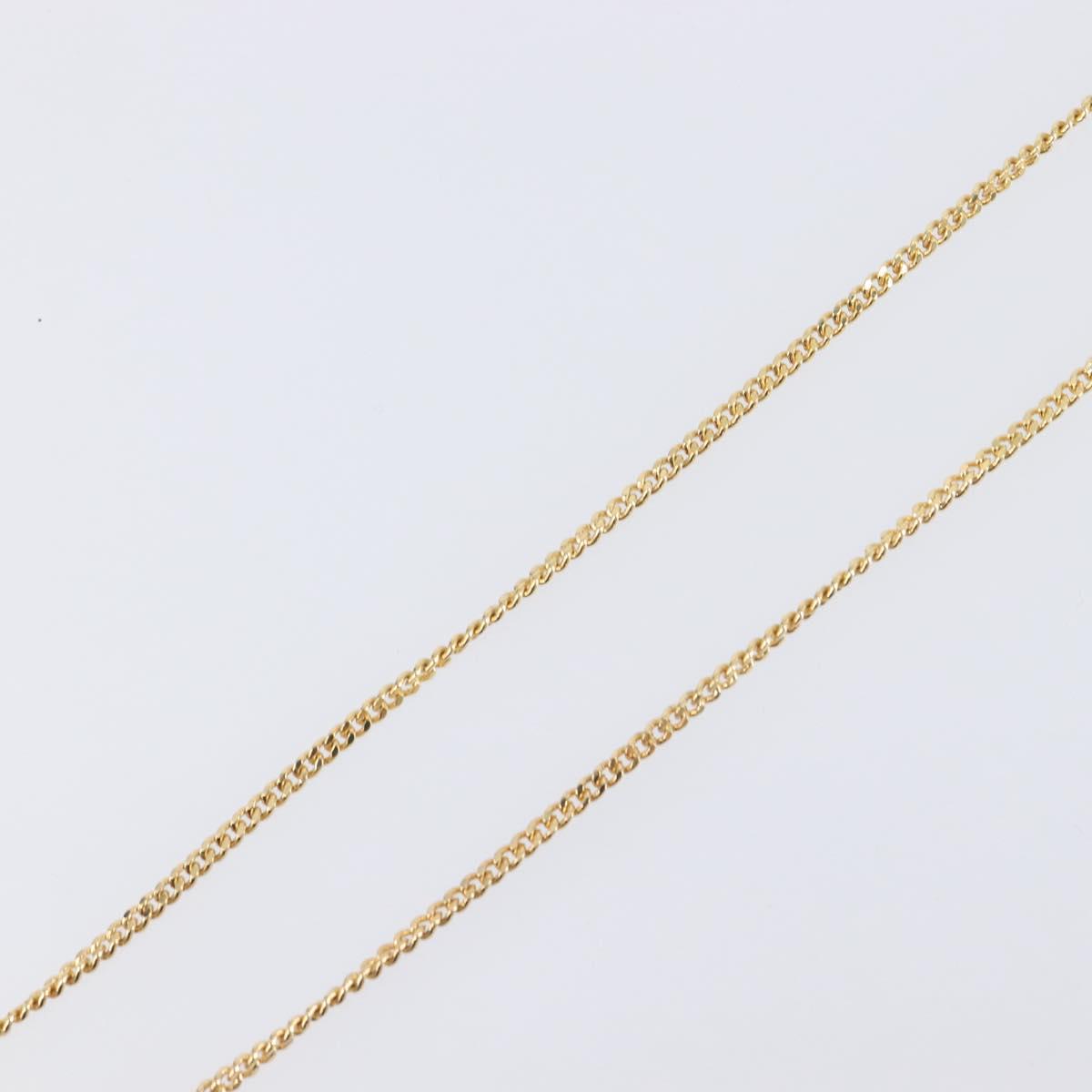 Christian Dior Necklace metal Gold Tone Auth 193448M