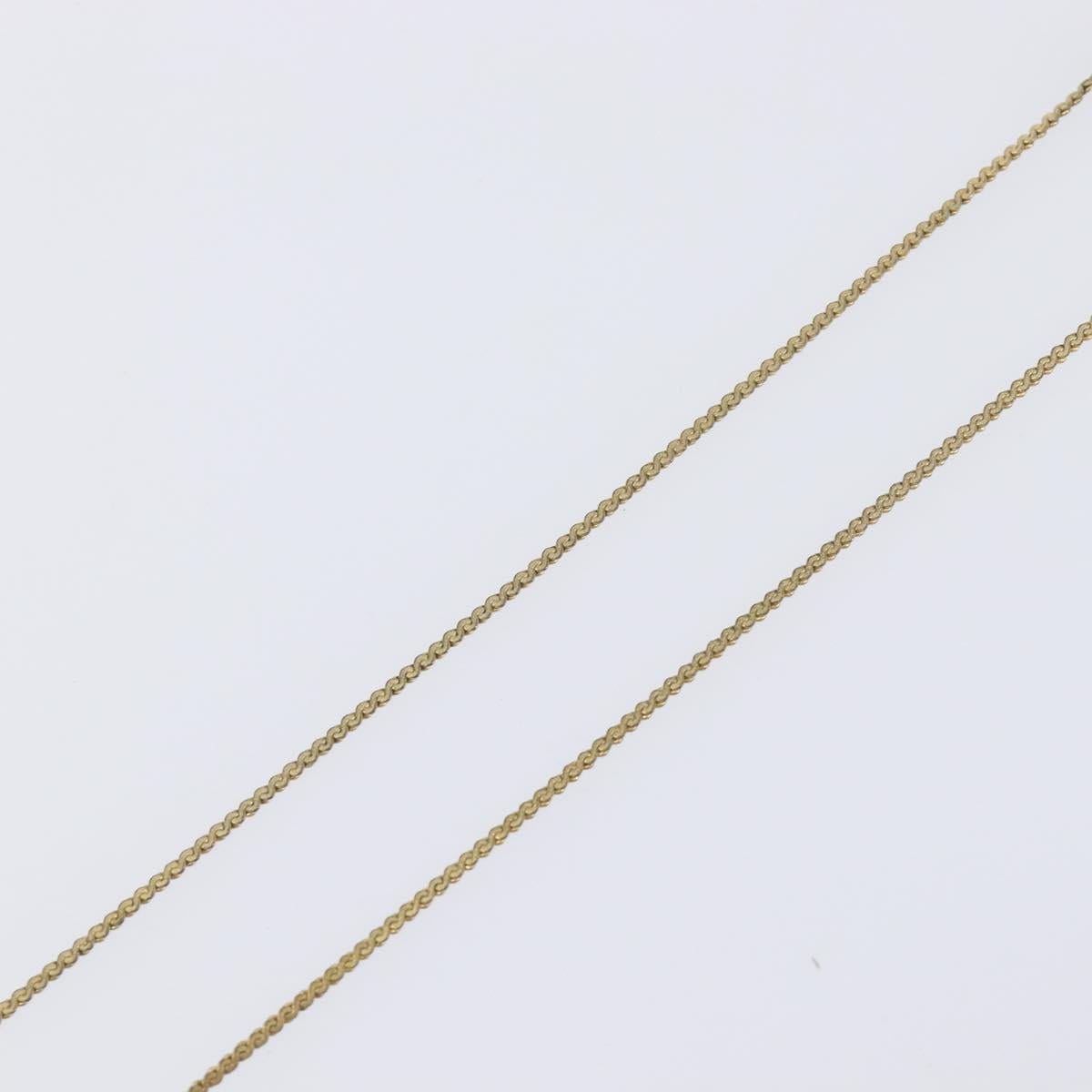 Christian Dior Necklace metal Gold Tone Auth 193456