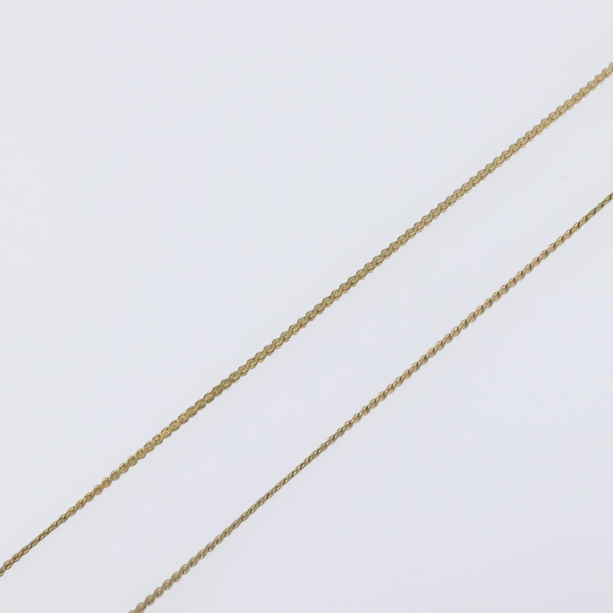 Christian Dior Necklace metal Gold Tone Auth 193456