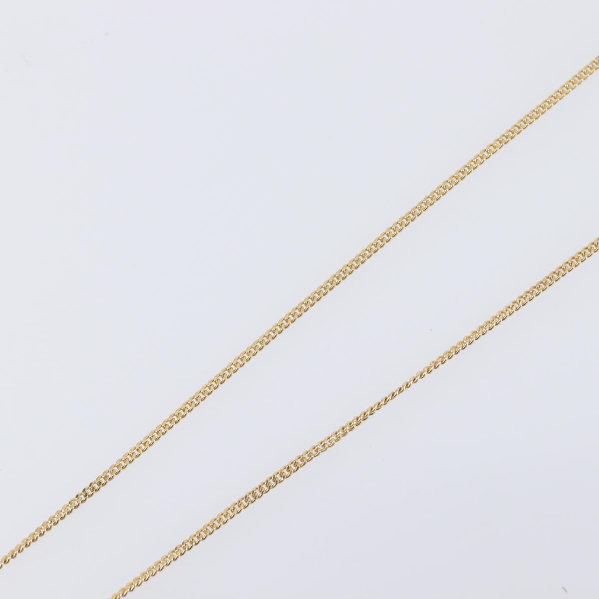 Christian Dior Necklace metal Gold Tone Auth 193470