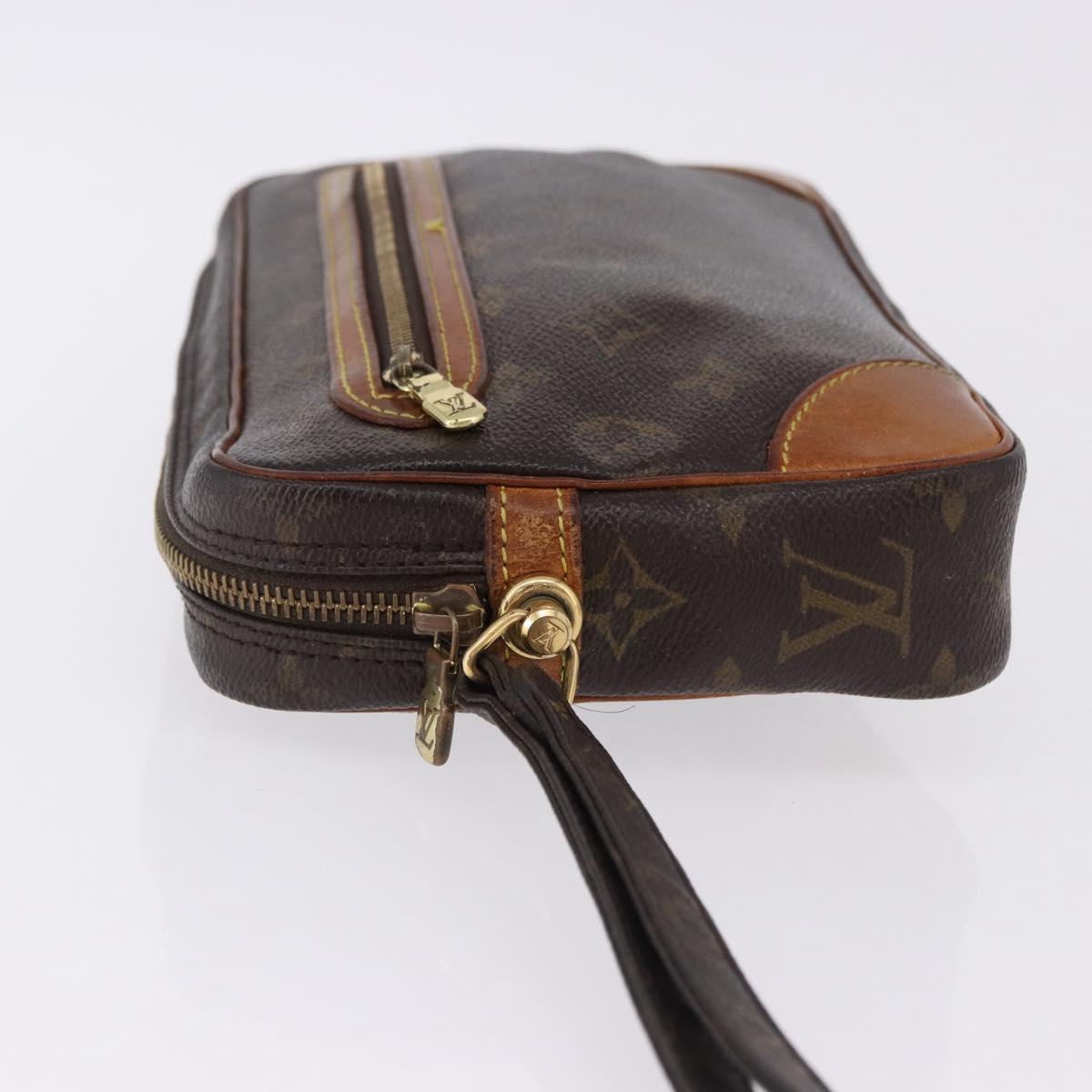 LOUIS VUITTON Monogram Marly Dragonne GM Clutch Bag M51825 LV Auth 193485
