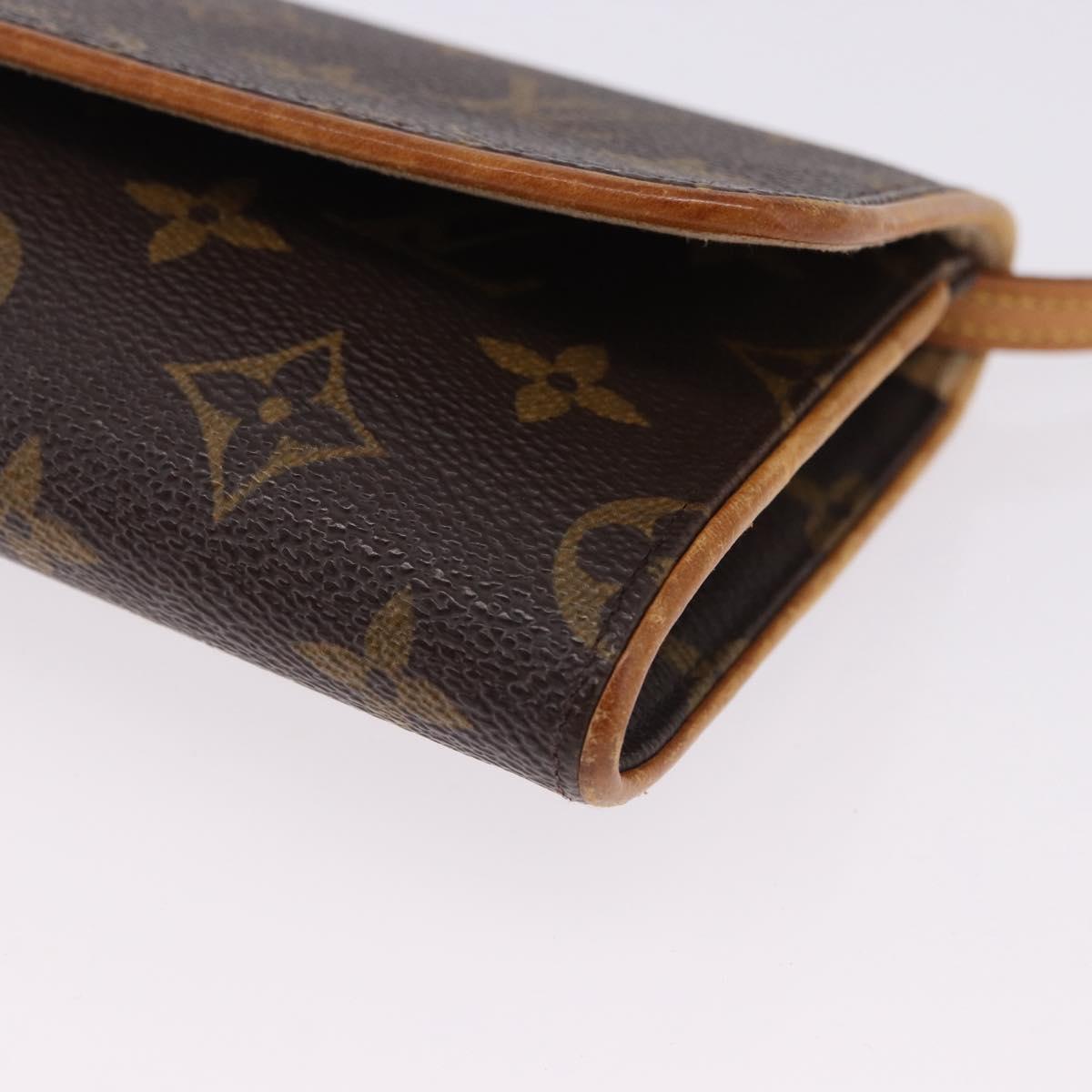 LOUIS VUITTON Monogram Pochette Twin GM Shoulder Bag M51852 LV Auth 193501