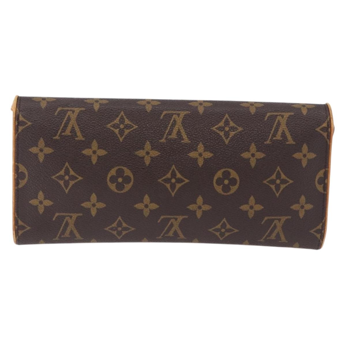 LOUIS VUITTON Monogram Pochette Twin GM Shoulder Bag M51852 LV Auth 193501