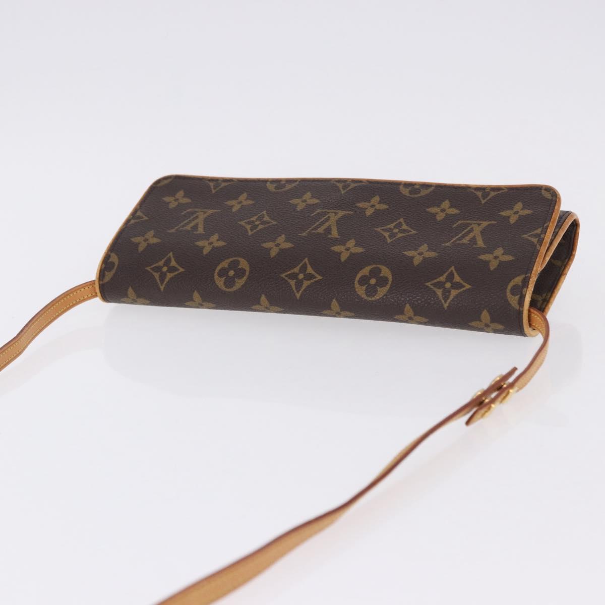 LOUIS VUITTON Monogram Pochette Twin GM Shoulder Bag M51852 LV Auth 193501