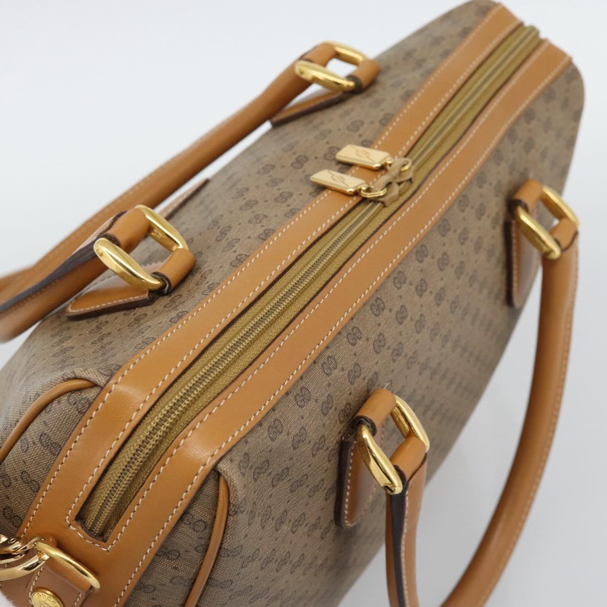 GUCCI Micro GG Supreme Hand Bag PVC 2way Beige Gold 002 122 0033 Auth 193503
