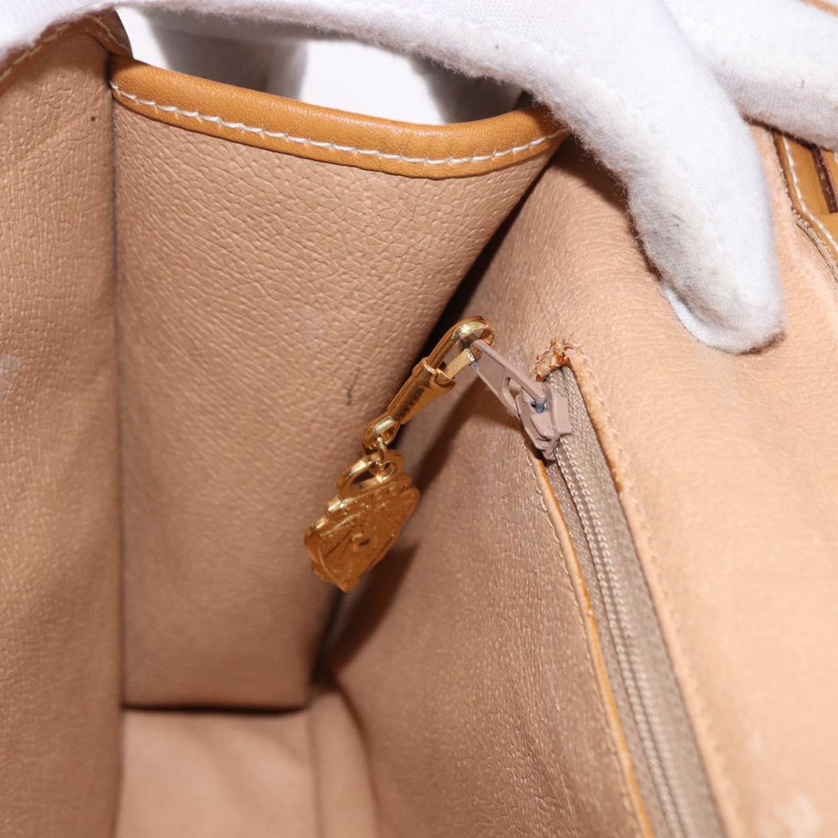 GUCCI Micro GG Supreme Shoulder Bag PVC Beige Gold 004 58 0264 Auth 193507