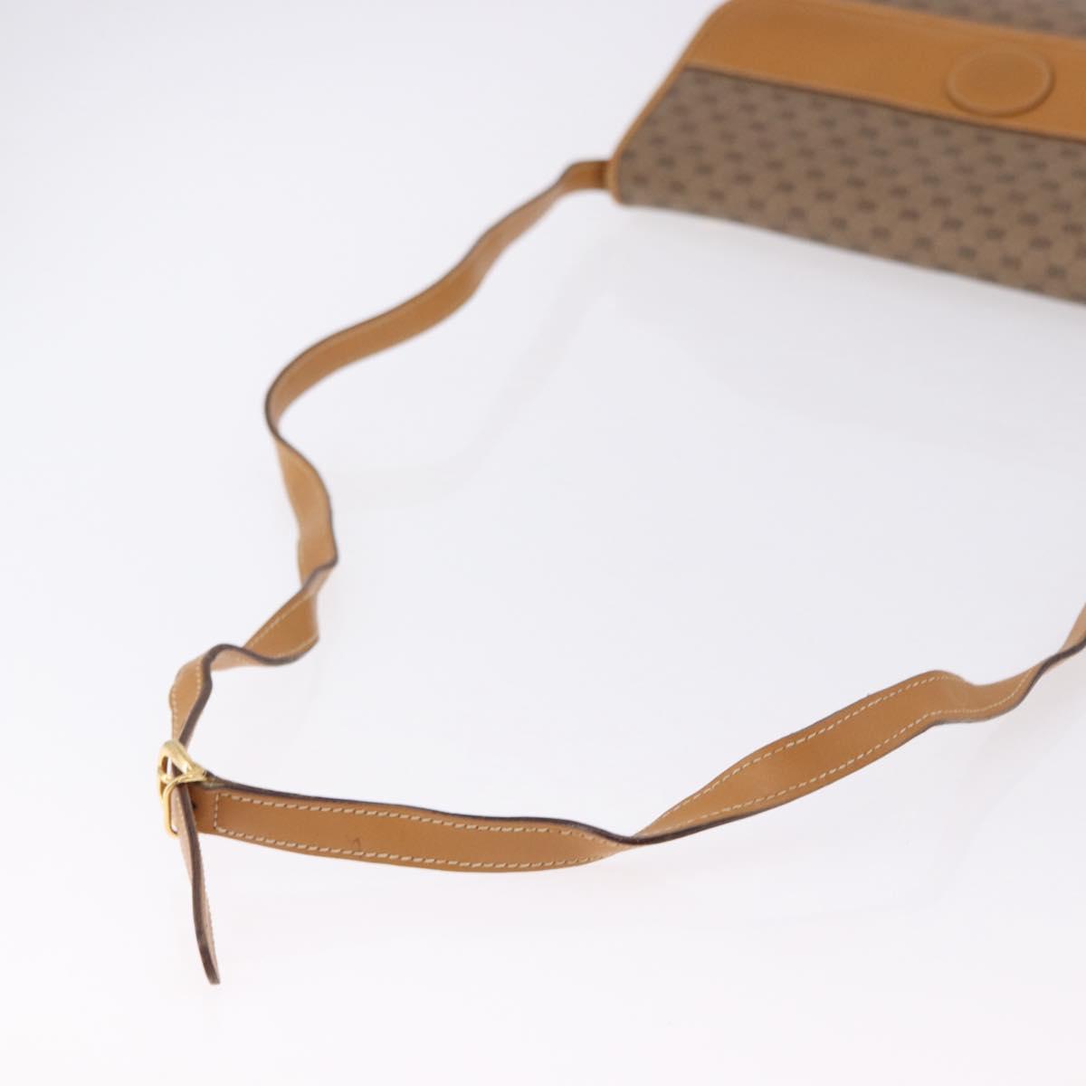 GUCCI Micro GG Supreme Shoulder Bag PVC Beige Gold 004 58 0264 Auth 193507