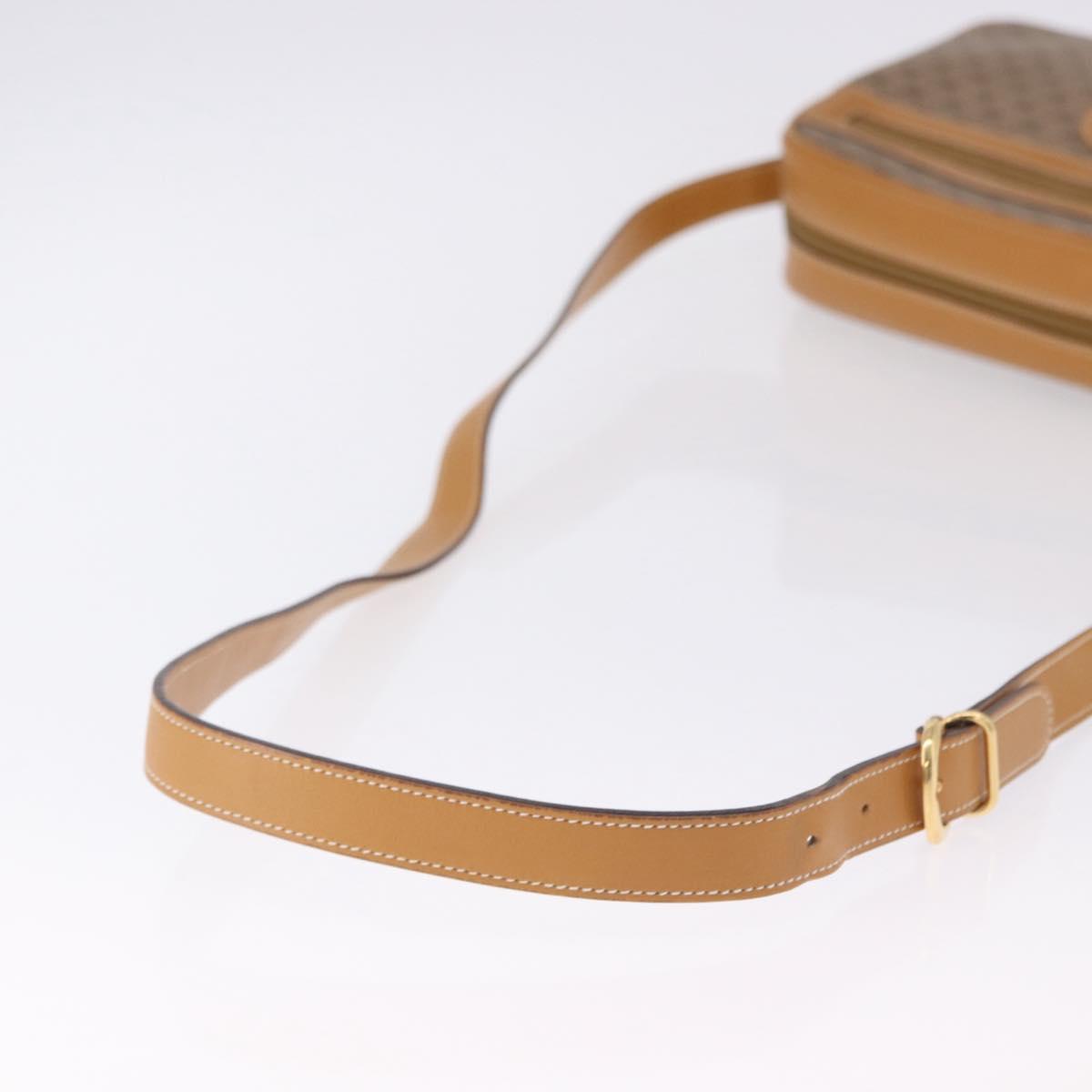 GUCCI Micro GG Supreme Shoulder Bag PVC Beige Gold 001 56 0942 Auth 193523