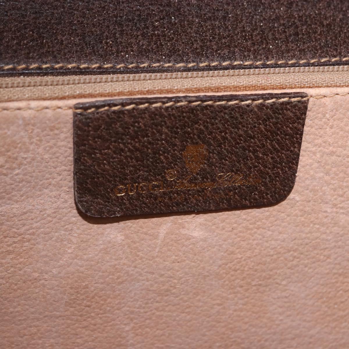 GUCCI GG Supreme Shoulder Bag PVC Beige Gold 904 02 050 Auth 193524