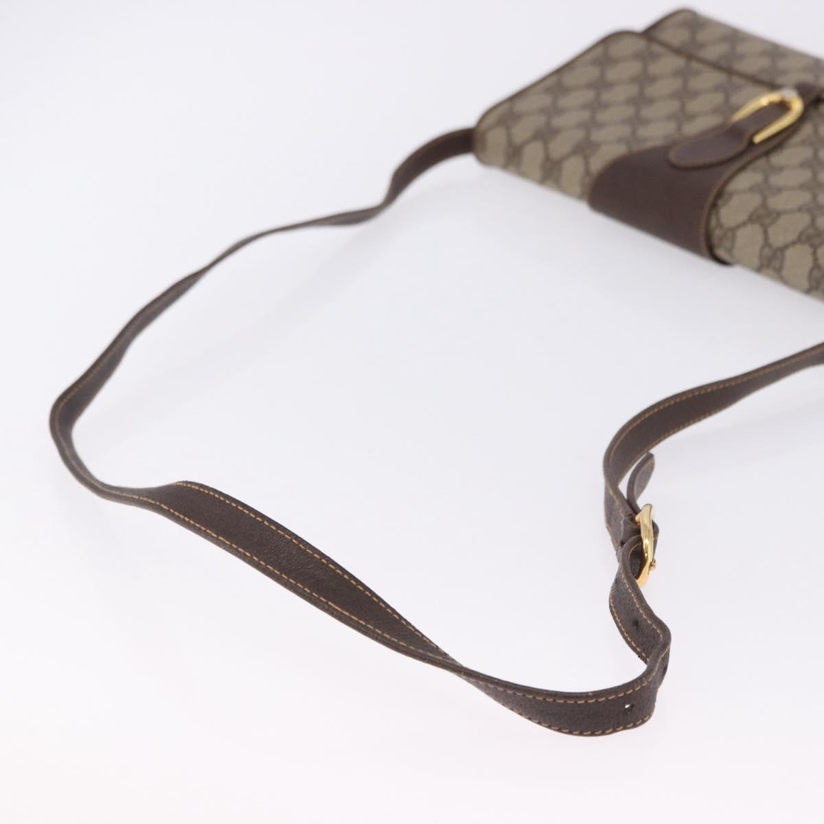 GUCCI GG Supreme Shoulder Bag PVC Beige Gold 904 02 050 Auth 193524