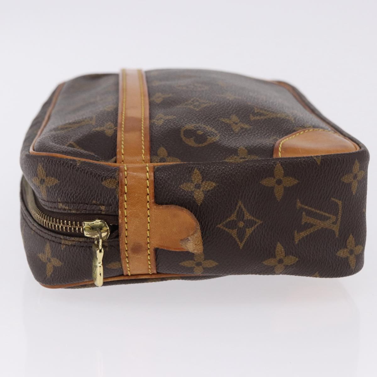 LOUIS VUITTON Monogram Compiegne 28 Clutch Bag M51845 LV Auth 193526