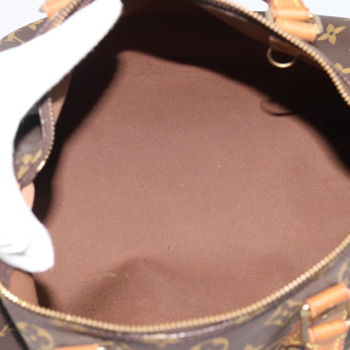 LOUIS VUITTON Monogram Speedy 30 Hand Bag M41526 LV Auth 193529