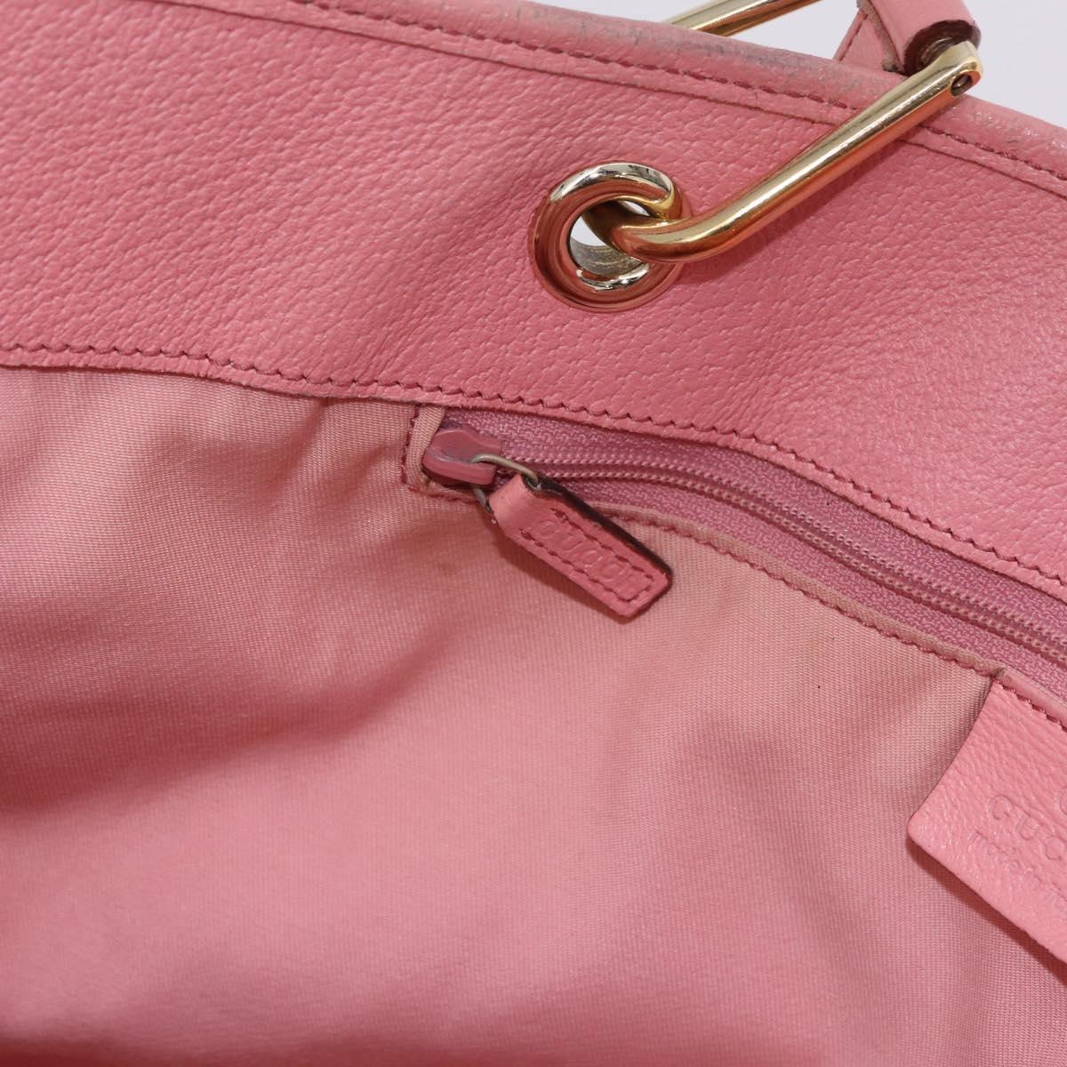 GUCCI GG Canvas Tote Bag Beige Gold 120836 Auth 193531