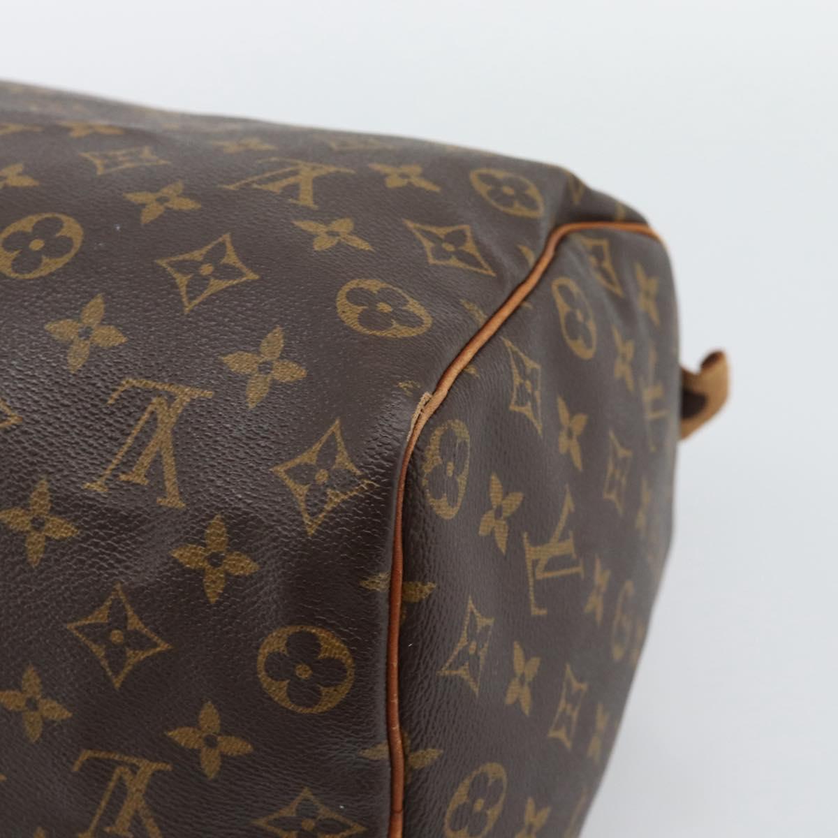 LOUIS VUITTON Monogram Speedy 35 Hand Bag M41524 LV Auth 193533