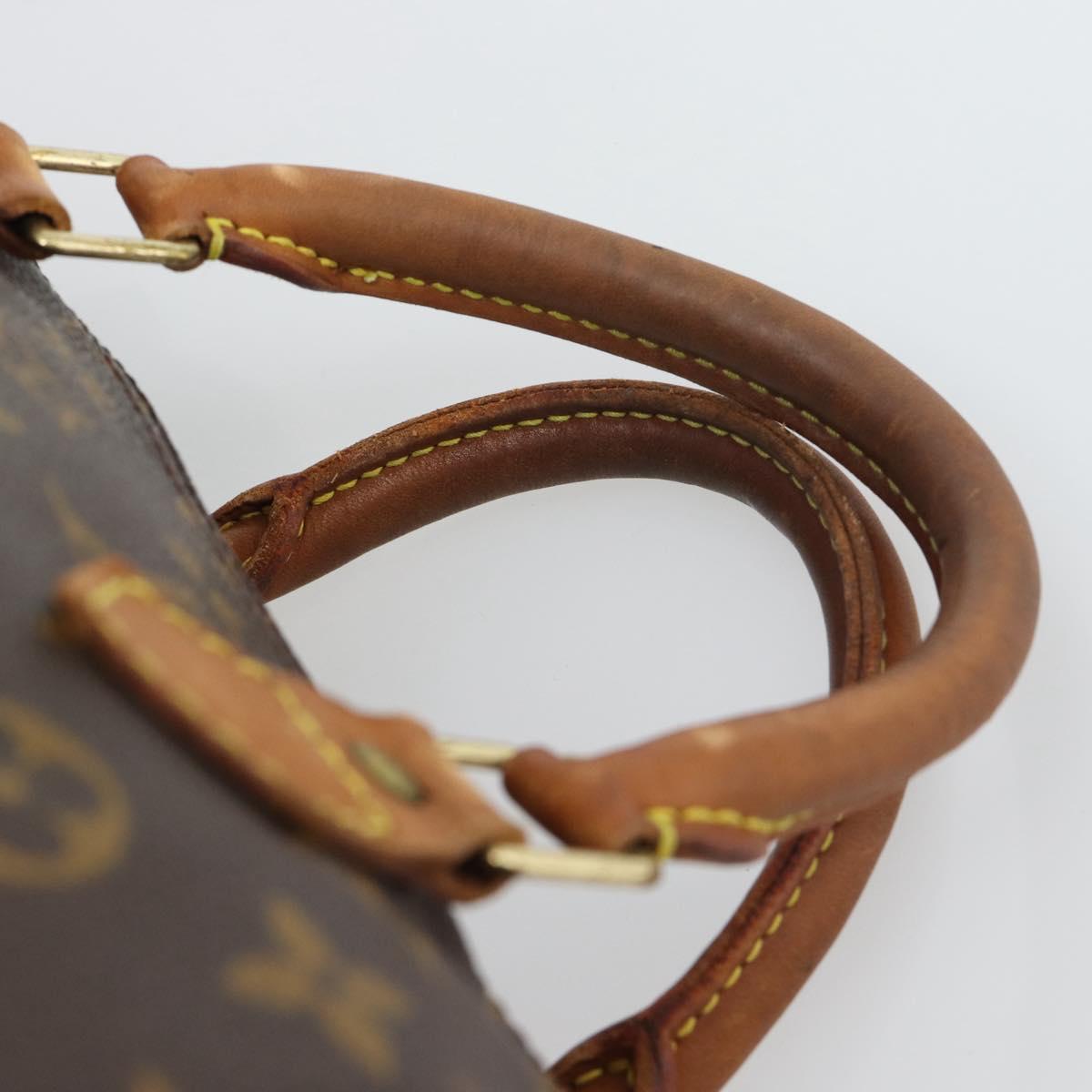 LOUIS VUITTON Monogram Speedy 35 Hand Bag M41524 LV Auth 193533