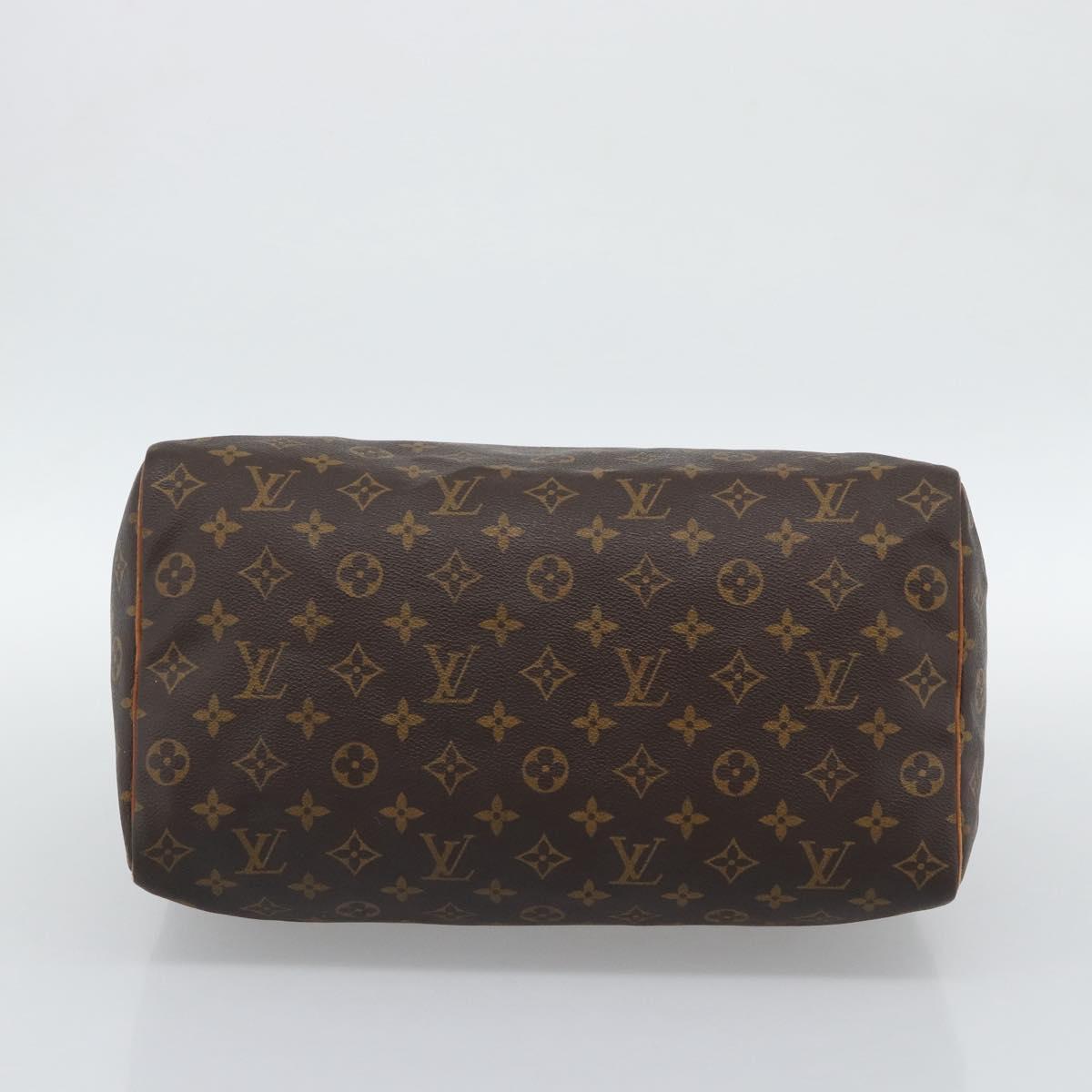 LOUIS VUITTON Monogram Speedy 35 Hand Bag M41524 LV Auth 193533
