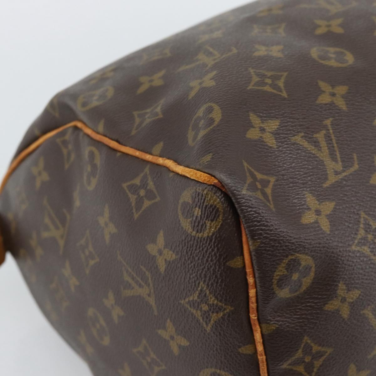 LOUIS VUITTON Monogram Speedy 35 Hand Bag M41524 LV Auth 193537