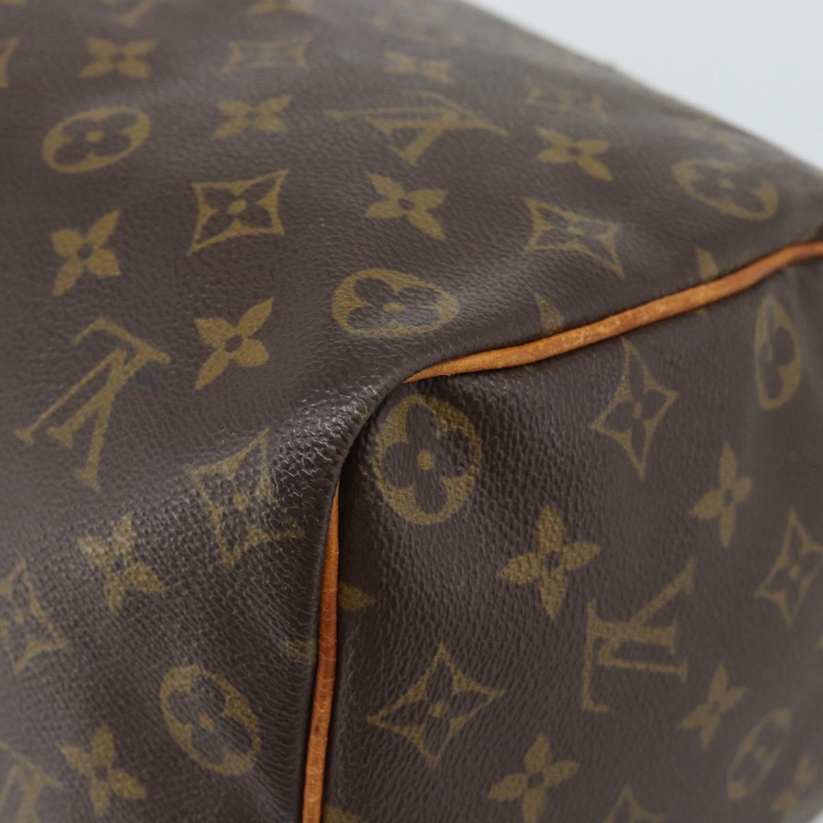 LOUIS VUITTON Monogram Speedy 35 Hand Bag M41524 LV Auth 193537
