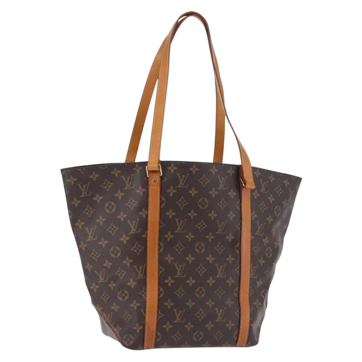 LOUIS VUITTON Monogram Sac Shopping Tote Bag M51108 LV Auth 193539A