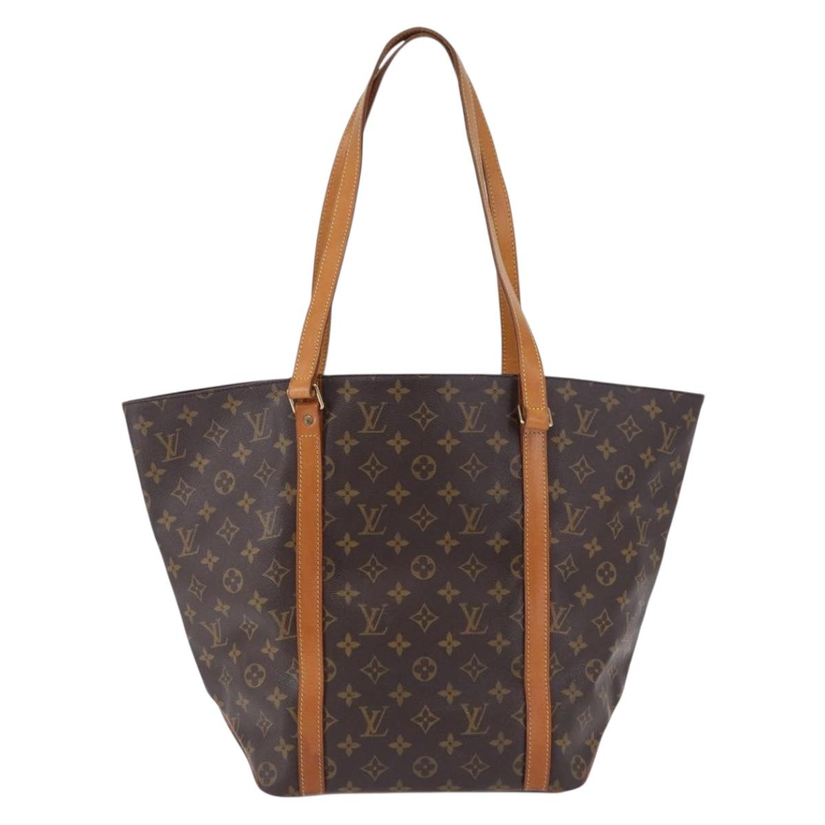 LOUIS VUITTON Monogram Sac Shopping Tote Bag M51108 LV Auth 193539A