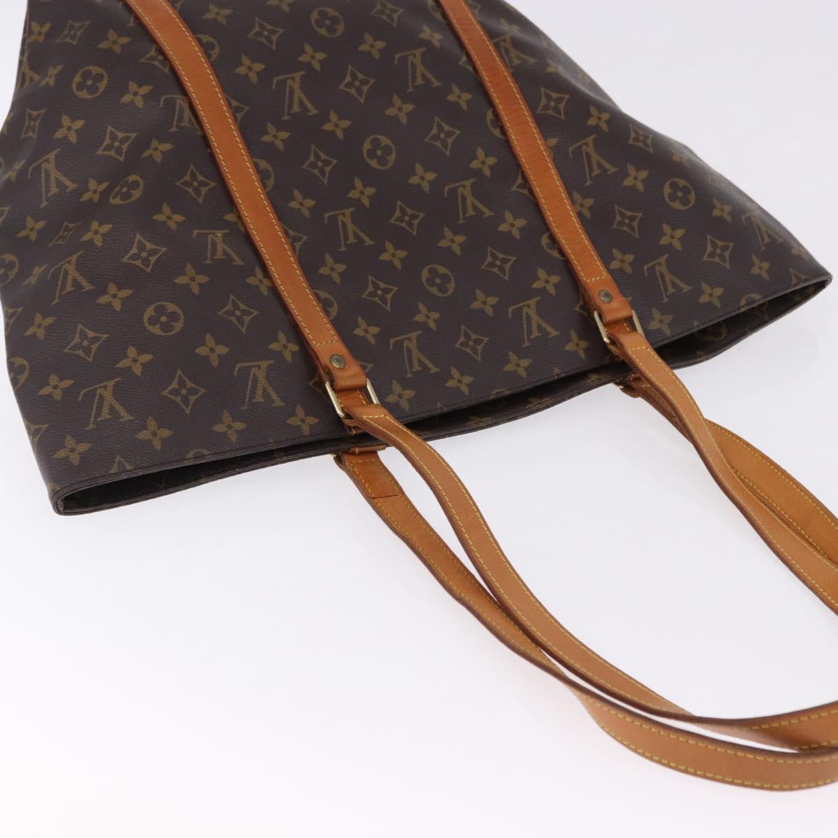 LOUIS VUITTON Monogram Sac Shopping Tote Bag M51108 LV Auth 193539A
