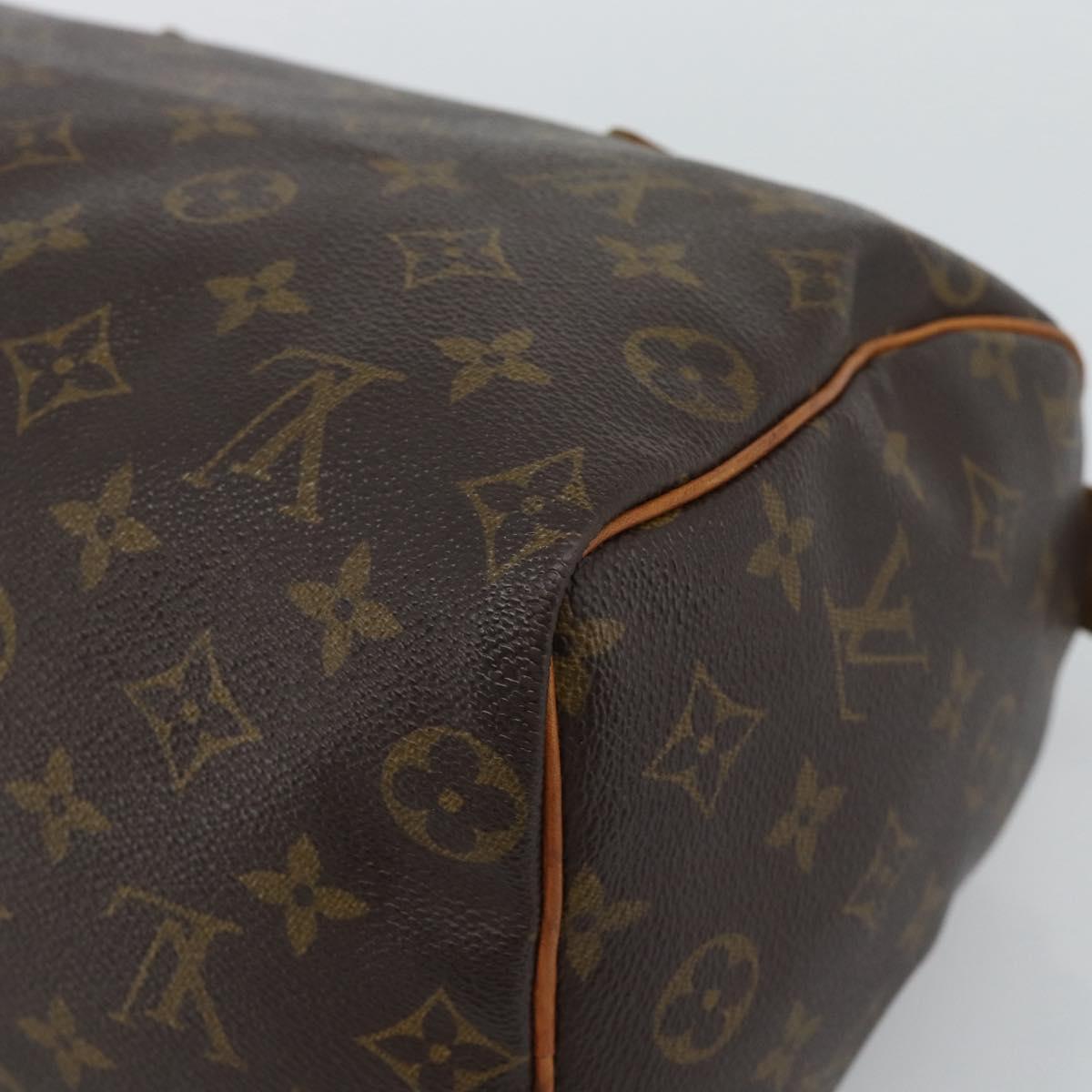 LOUIS VUITTON Monogram Speedy 30 Hand Bag M41526 LV Auth 193544