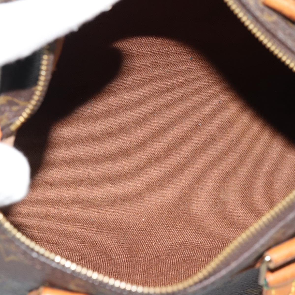 LOUIS VUITTON Monogram Speedy 30 Hand Bag M41526 LV Auth 193544