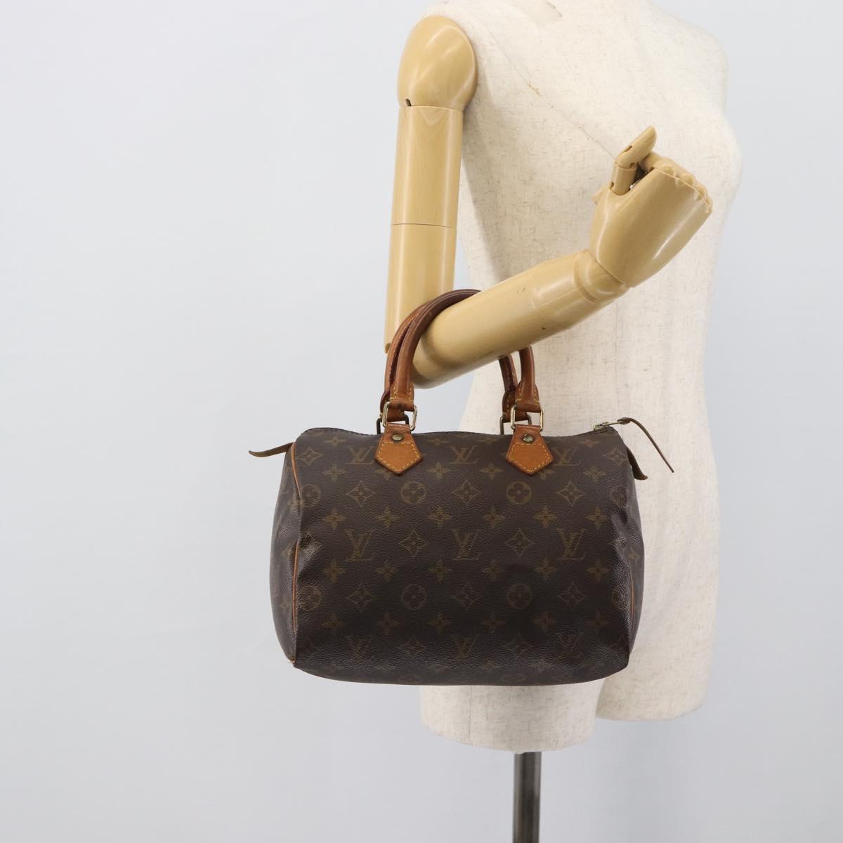 LOUIS VUITTON Monogram Speedy 30 Hand Bag M41526 LV Auth 193544