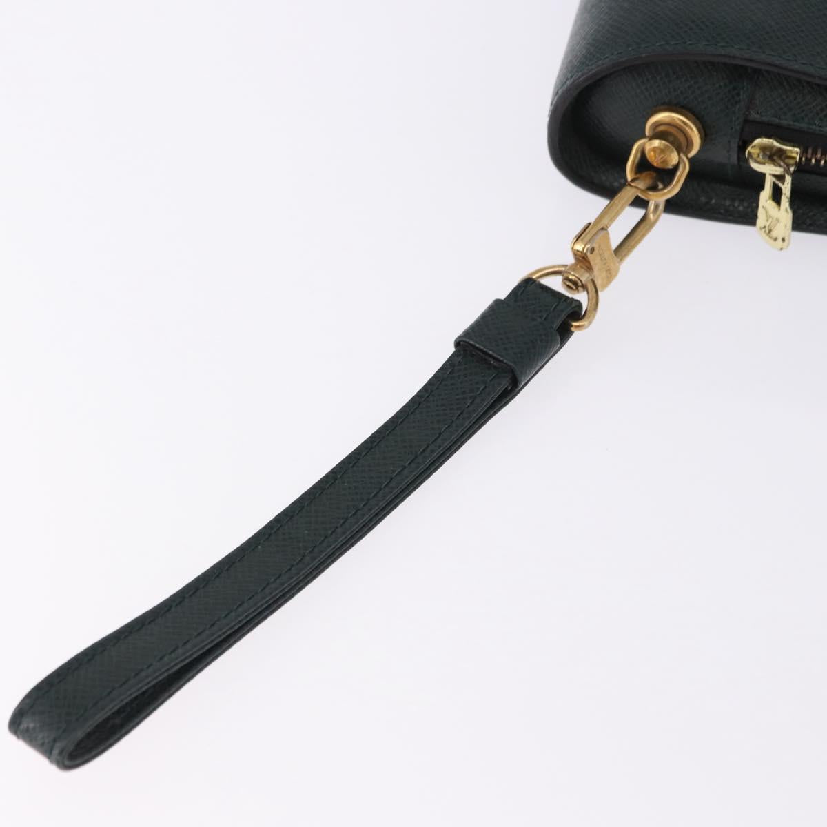 LOUIS VUITTON Taiga Baikal Clutch Bag Epicea M30184 LV Auth 193545A