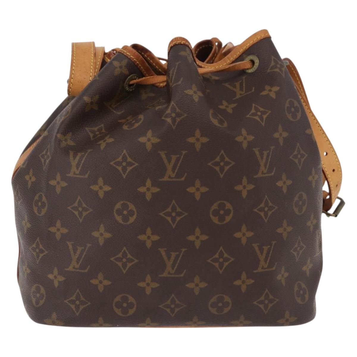 LOUIS VUITTON Monogram Petit Noe Shoulder Bag M42226 LV Auth 193551A