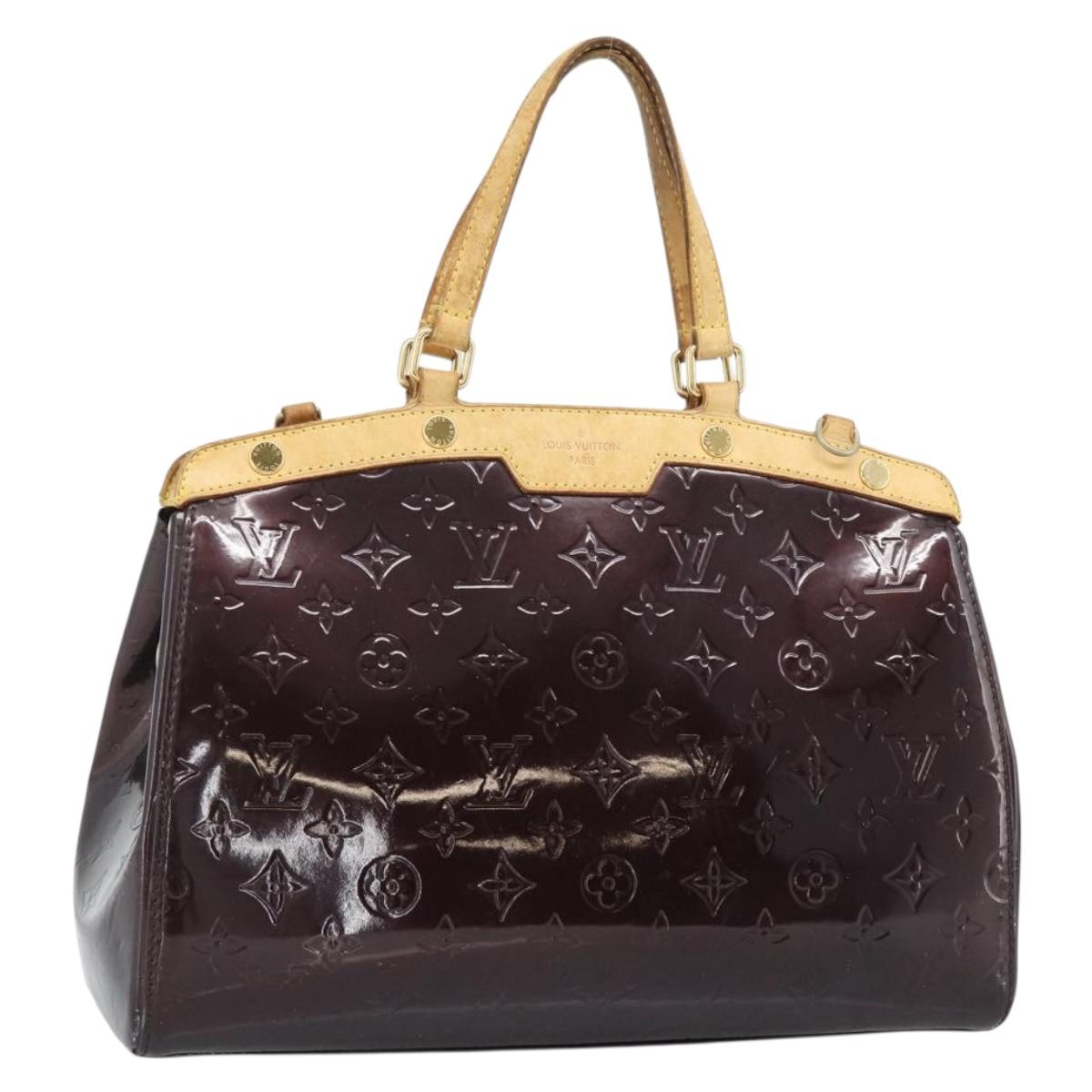 LOUIS VUITTON Monogram Vernis Blair MM Bag 2way Amarante M91619 LV Auth 193557
