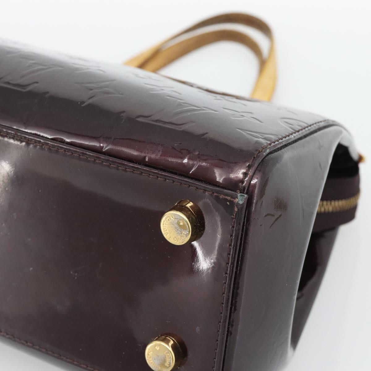 LOUIS VUITTON Monogram Vernis Blair MM Bag 2way Amarante M91619 LV Auth 193557