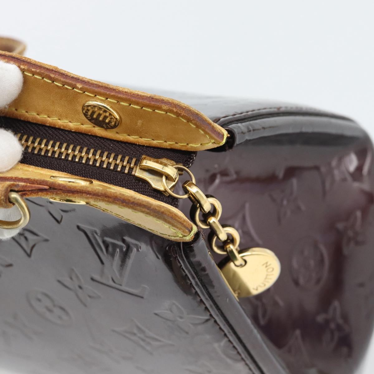 LOUIS VUITTON Monogram Vernis Blair MM Bag 2way Amarante M91619 LV Auth 193557