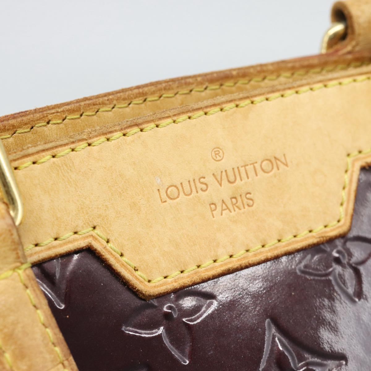 LOUIS VUITTON Monogram Vernis Blair MM Bag 2way Amarante M91619 LV Auth 193557