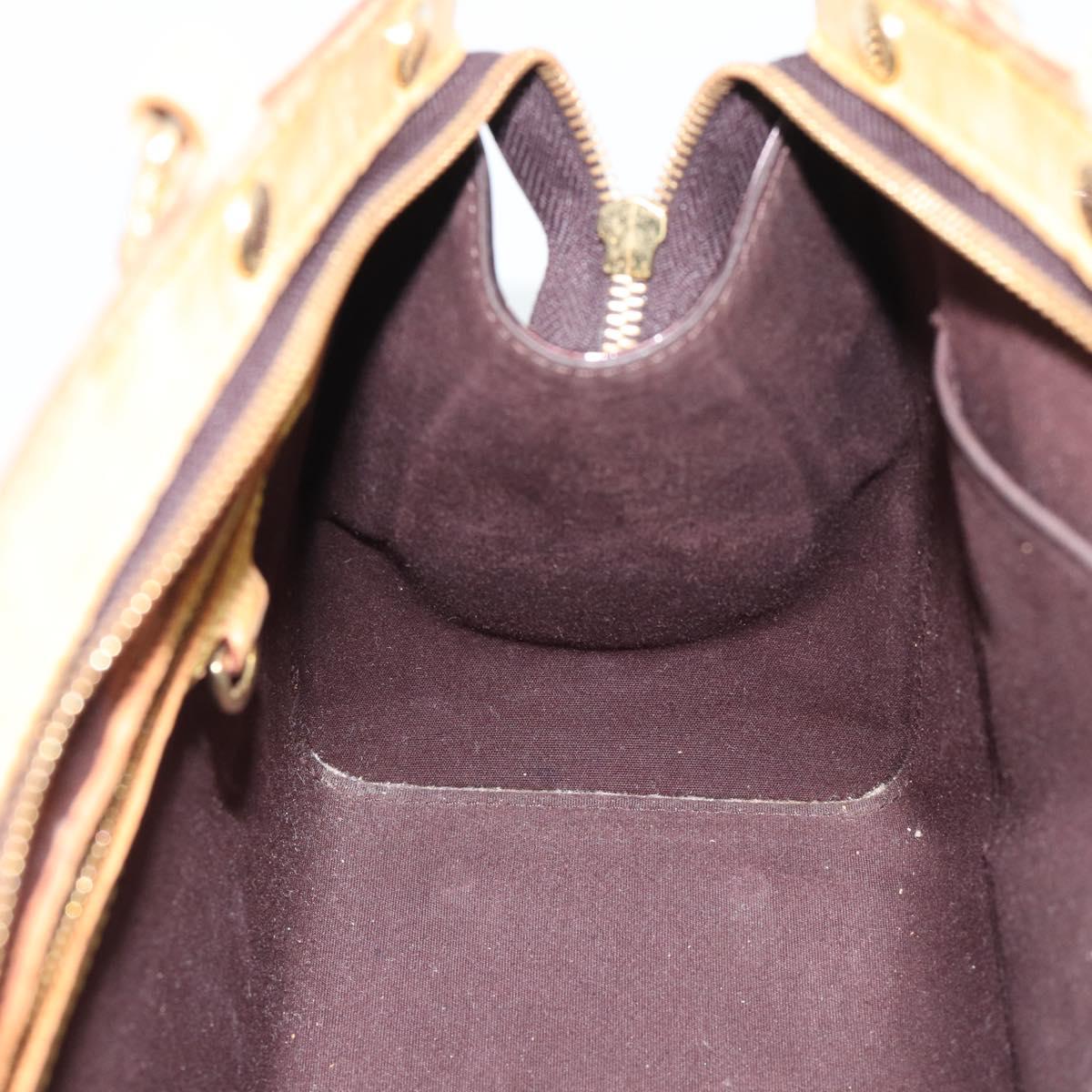LOUIS VUITTON Monogram Vernis Blair MM Bag 2way Amarante M91619 LV Auth 193557