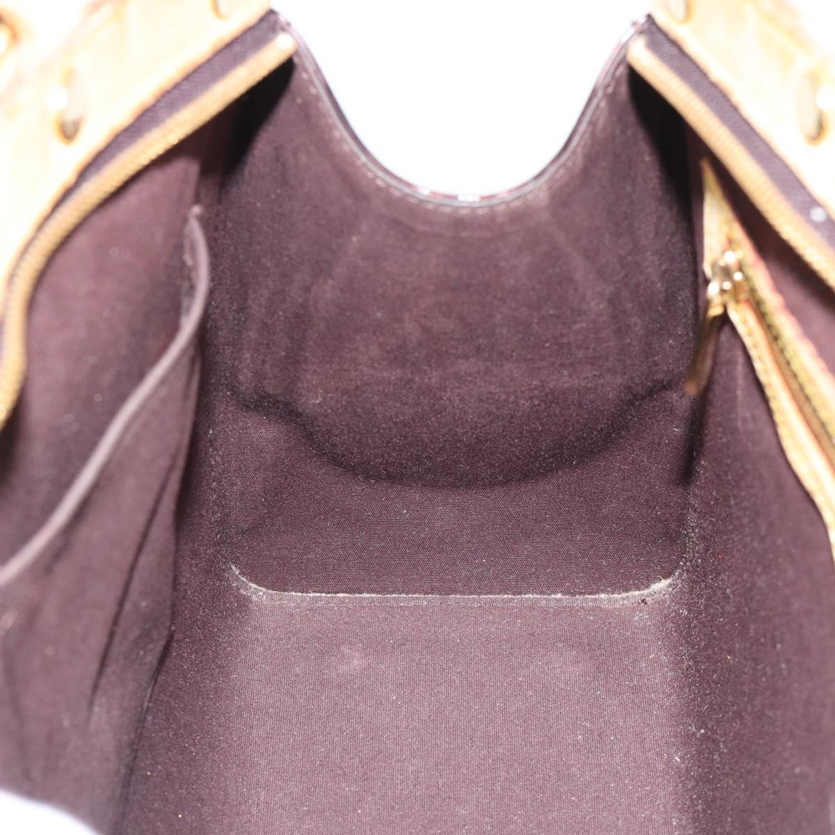 LOUIS VUITTON Monogram Vernis Blair MM Bag 2way Amarante M91619 LV Auth 193557