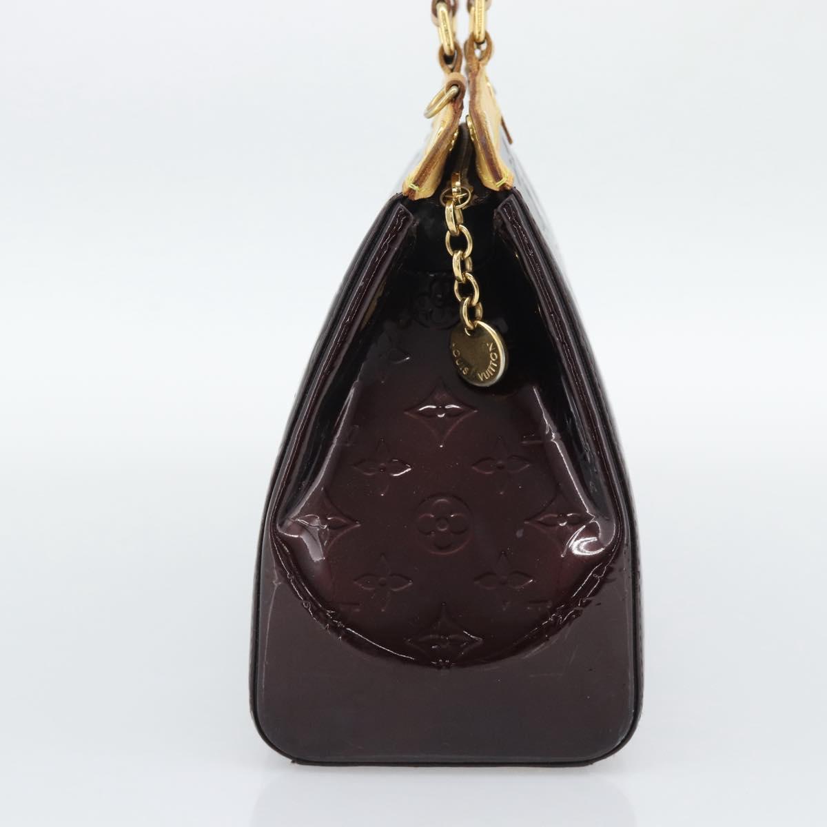 LOUIS VUITTON Monogram Vernis Blair MM Bag 2way Amarante M91619 LV Auth 193557
