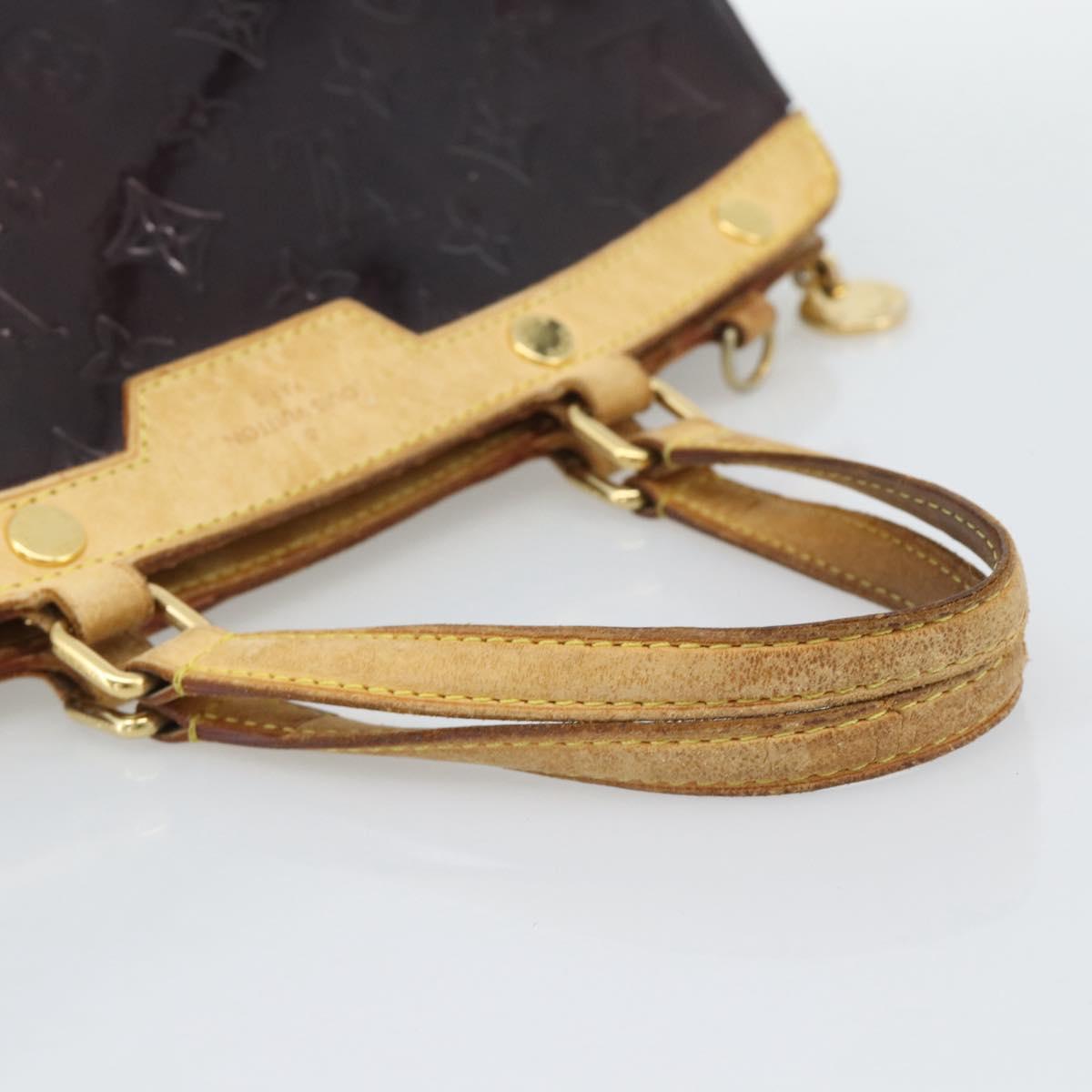 LOUIS VUITTON Monogram Vernis Blair MM Bag 2way Amarante M91619 LV Auth 193557
