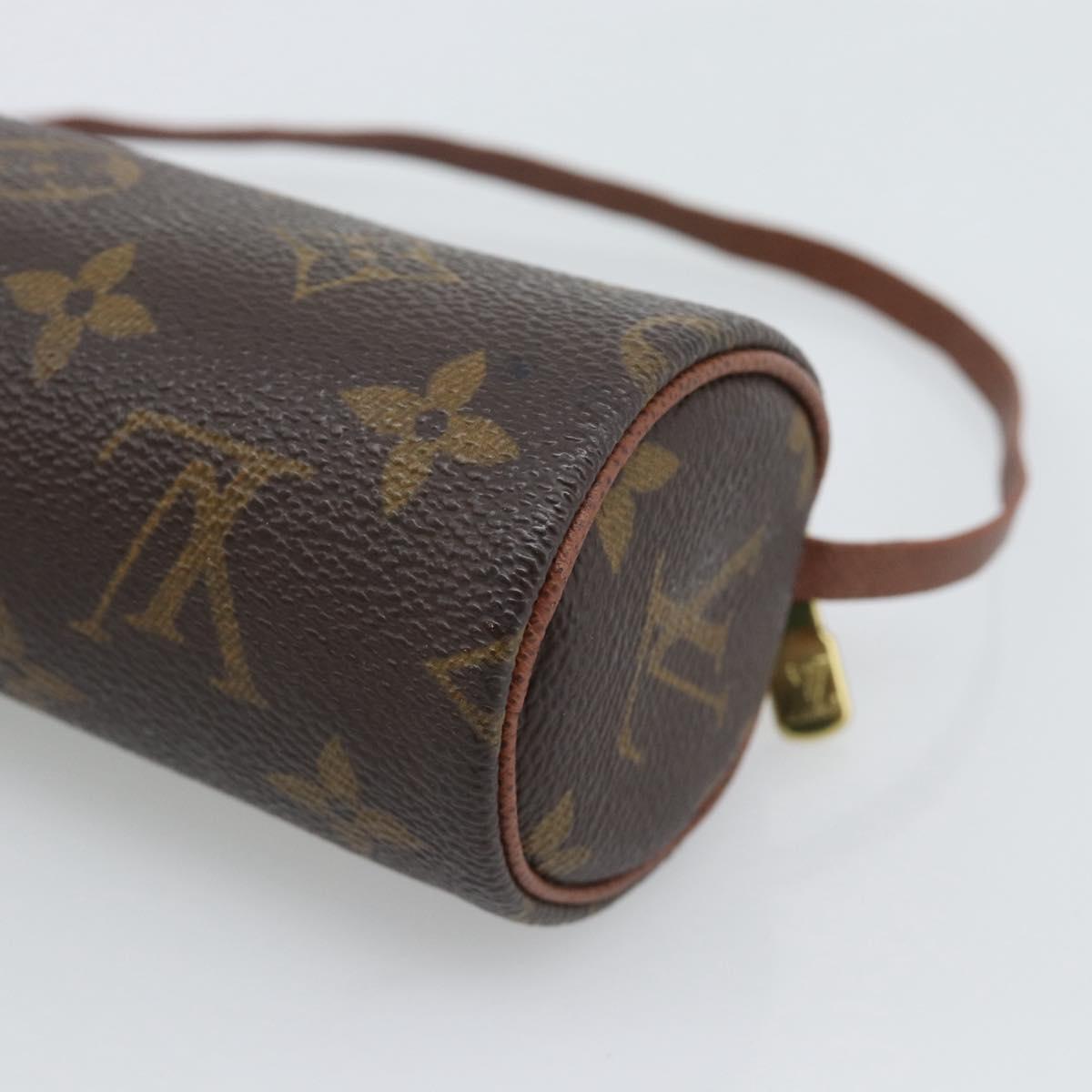 LOUIS VUITTON Monogram Papillon Pouch LV Auth 193561