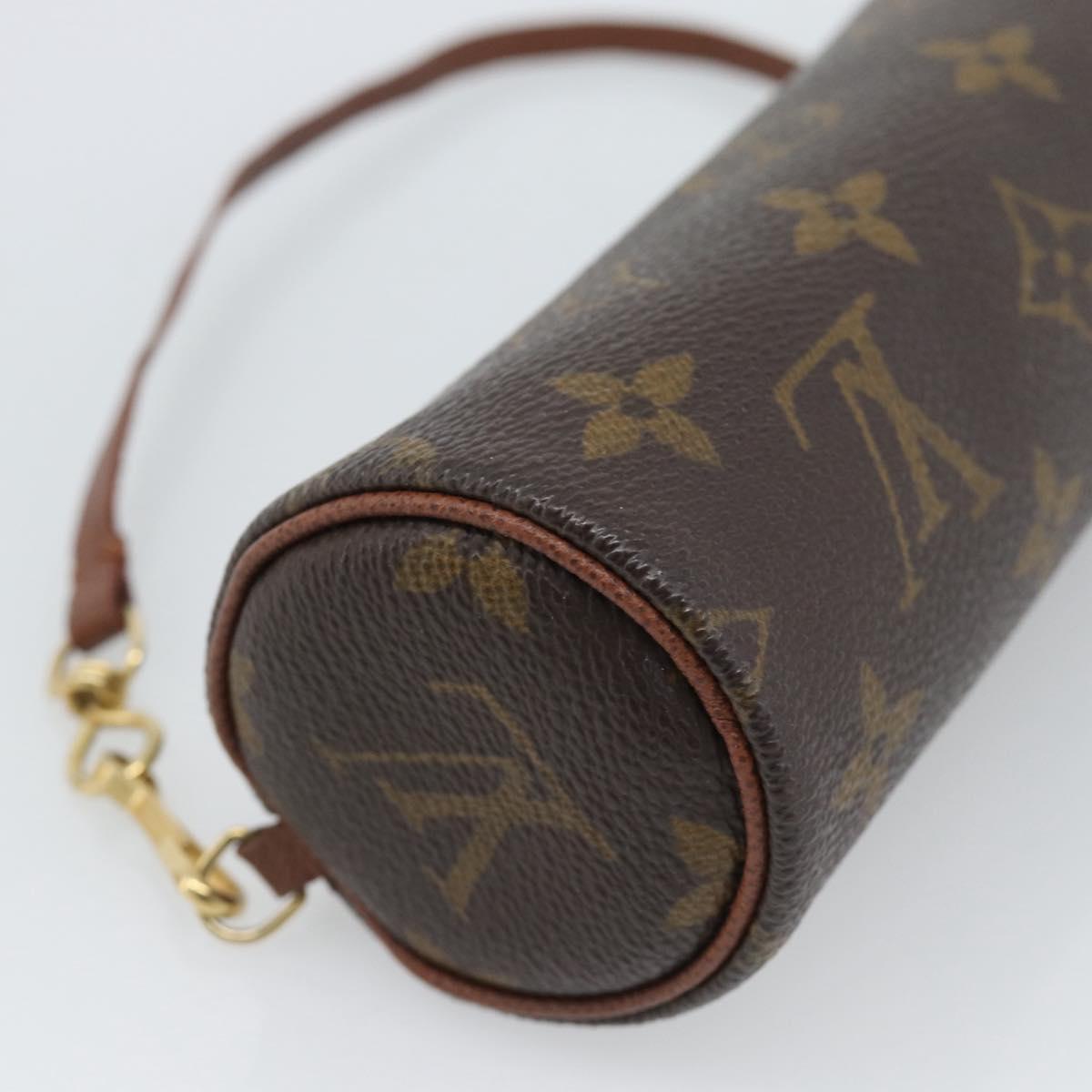 LOUIS VUITTON Monogram Papillon Pouch LV Auth 193561