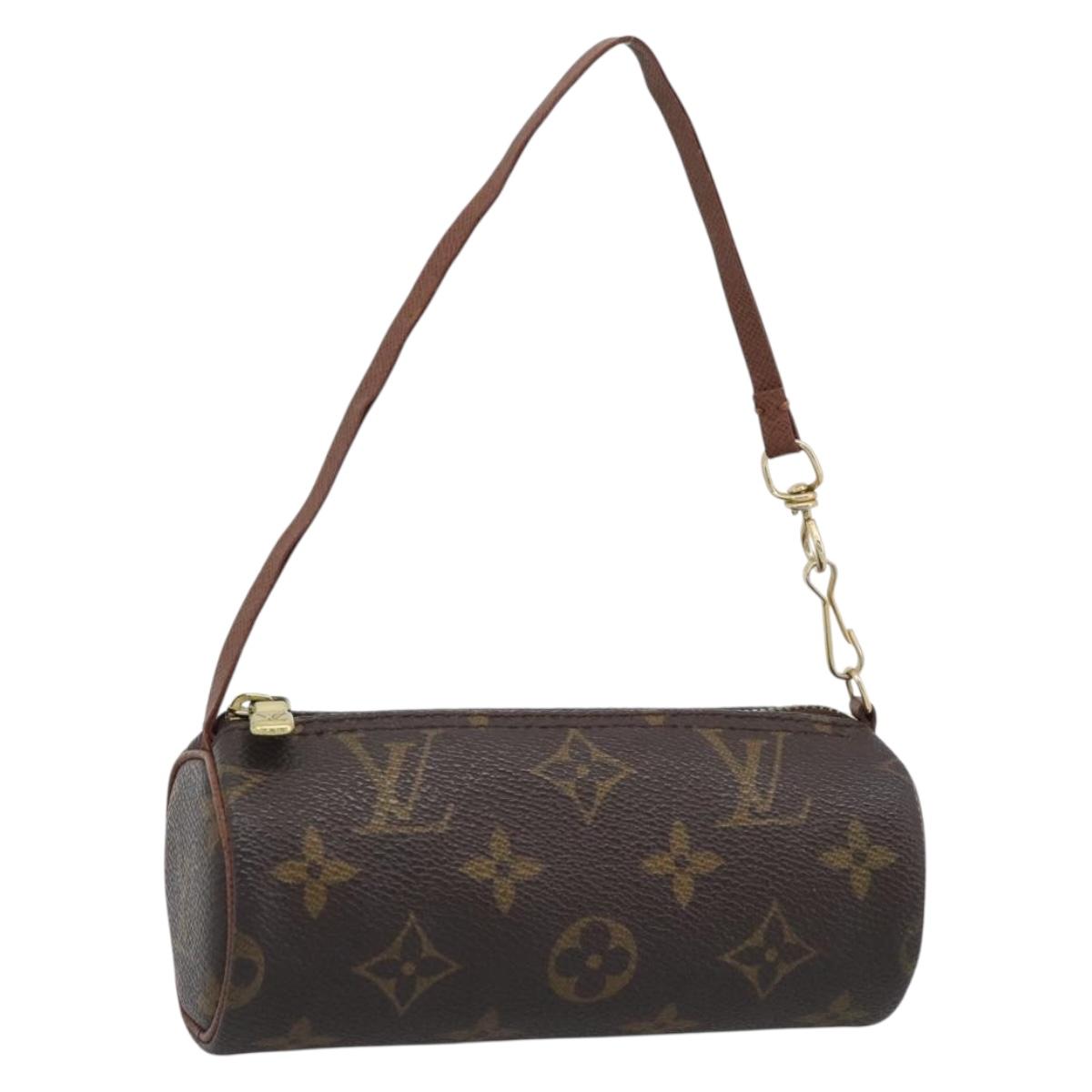 LOUIS VUITTON Monogram Papillon Pouch LV Auth 193561