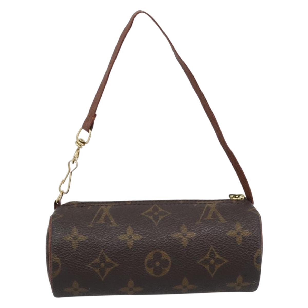 LOUIS VUITTON Monogram Papillon Pouch LV Auth 193561