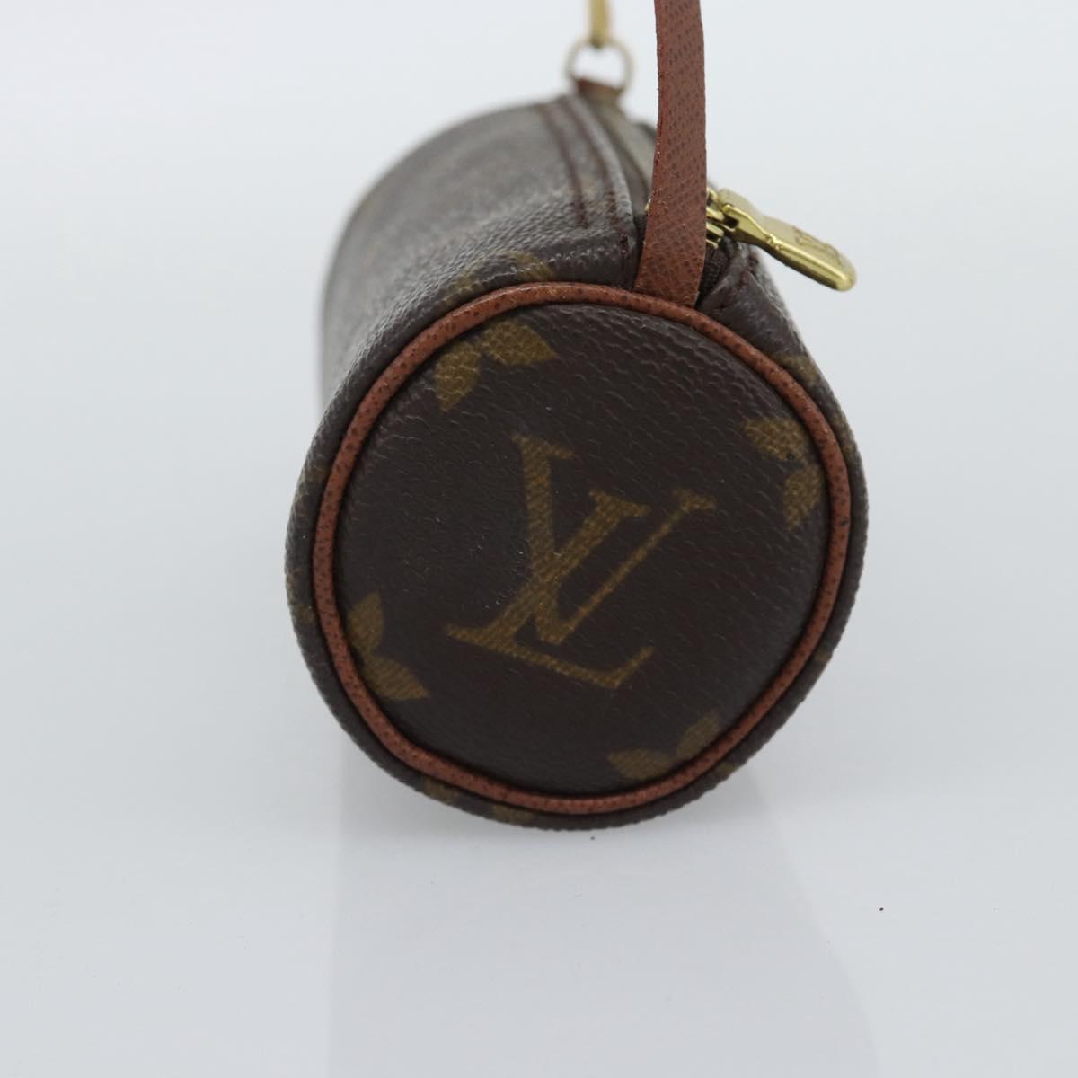 LOUIS VUITTON Monogram Papillon Pouch LV Auth 193561