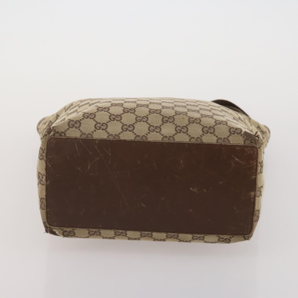 GUCCI GG Canvas Sherry Line Tote Bag 2 Set Beige Auth 193567