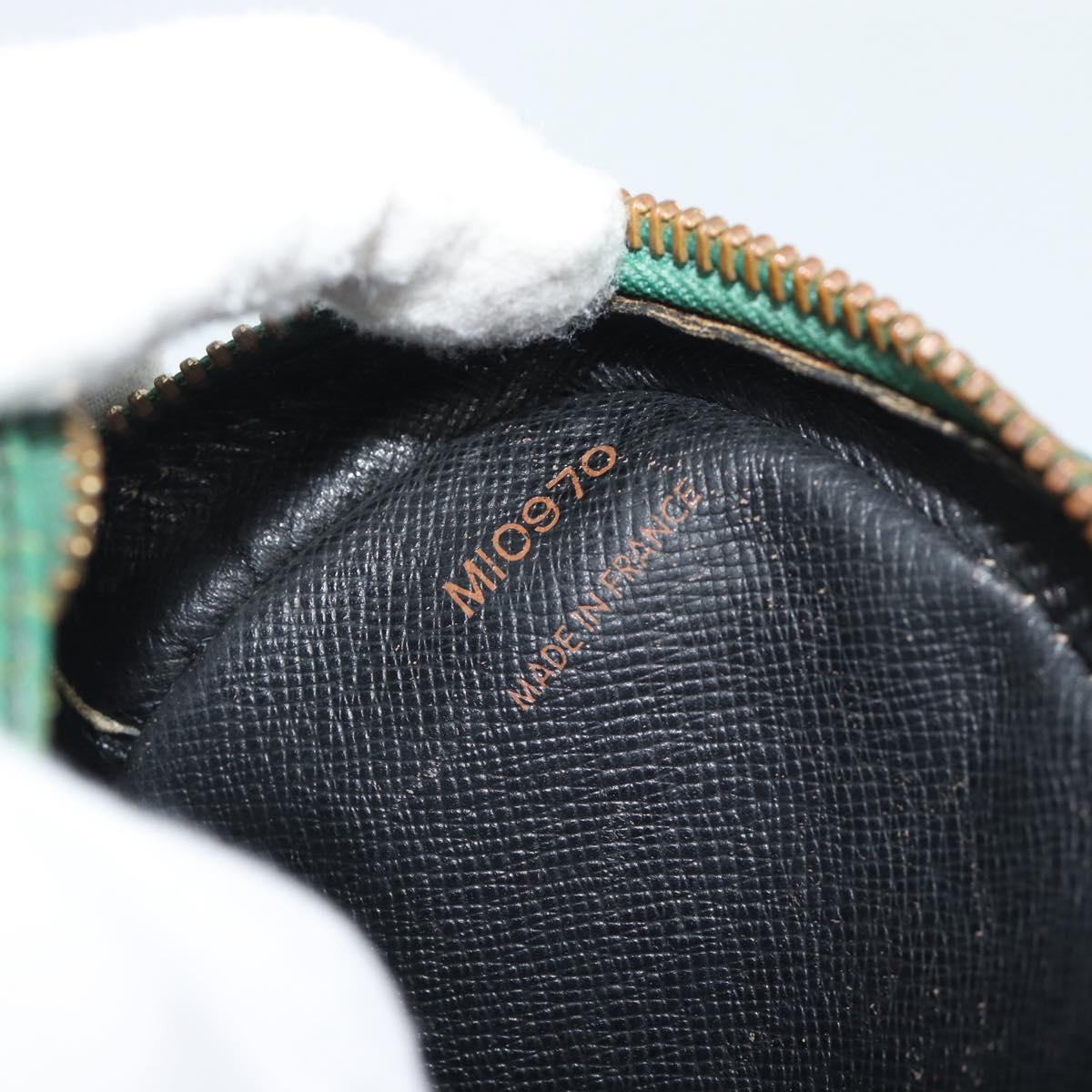 LOUIS VUITTON Epi Danube Shoulder Bag Green M45634 LV Auth 193584