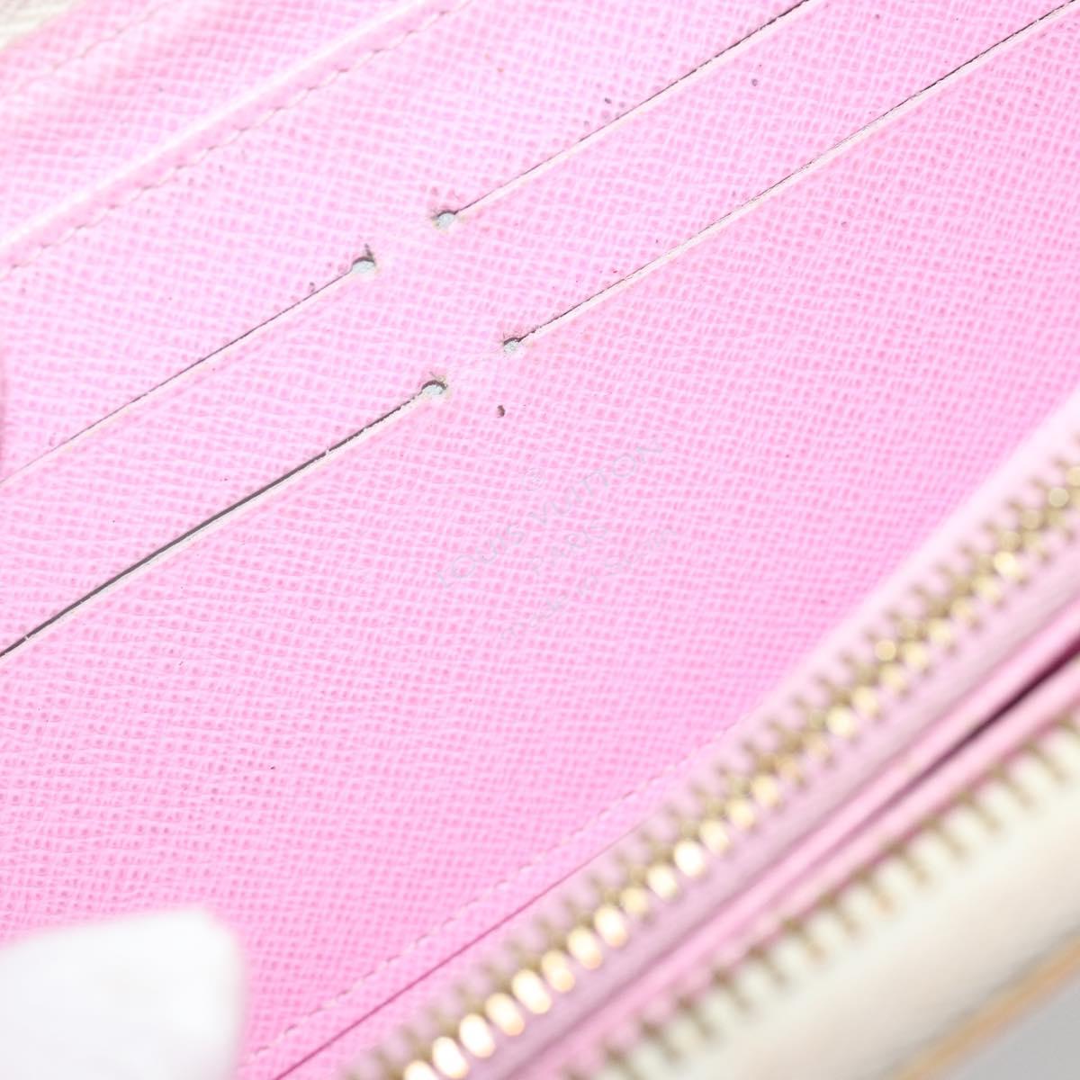 LOUIS VUITTON Monogram Multicolor Zippy Long Wallet White M60241 LV Auth 193587
