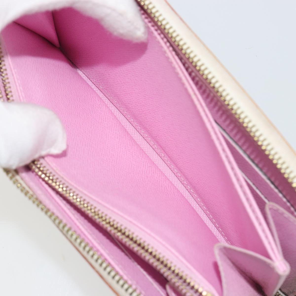 LOUIS VUITTON Monogram Multicolor Zippy Long Wallet White M60241 LV Auth 193587